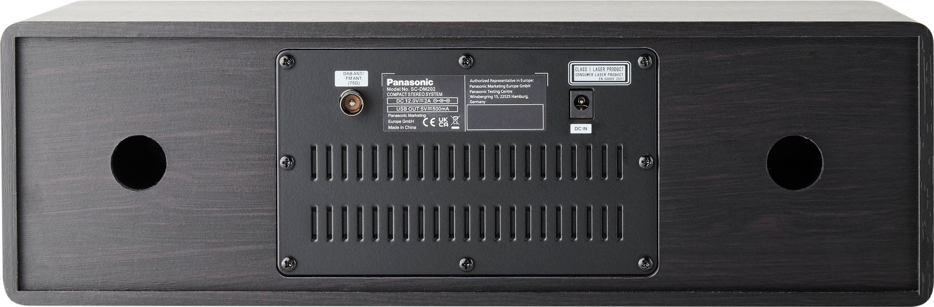 Panasonic Stereoanlage »DM202«, (Bluetooth Digitalradio (DAB+)-UKW mit RDS- FM-Tuner 24 W) ➥ 3 Jahre XXL Garantie | UNIVERSAL