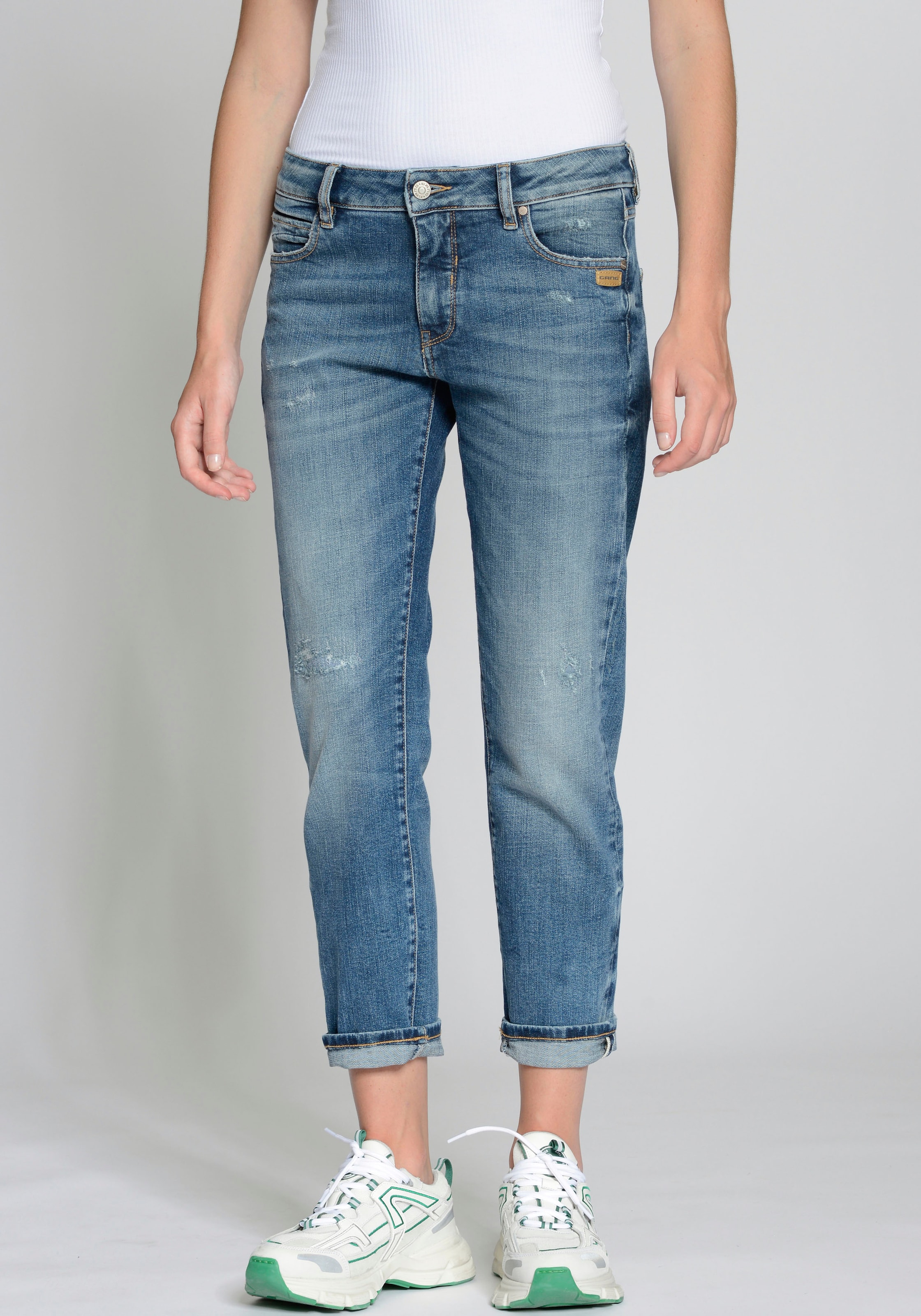 Boyfriend-Jeans »94NADIA«, 5-Pocket Style mit Reißverschluss und Knopf