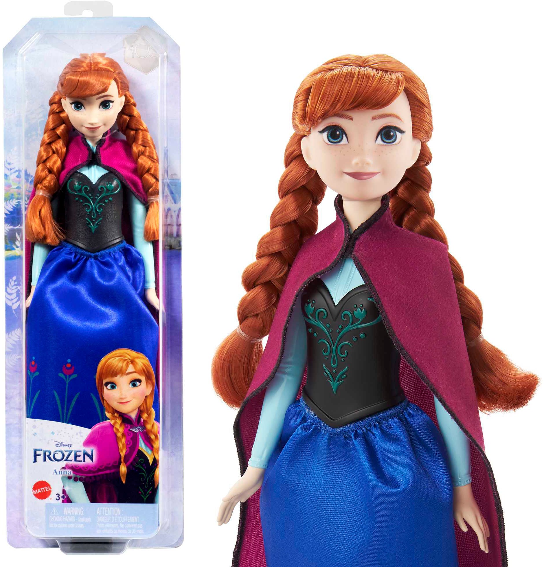 Eiskönigin, Film Die Mattel® (Outfit Anna bei »Disney 1)«, inklusive Anziehpuppe Accessoires