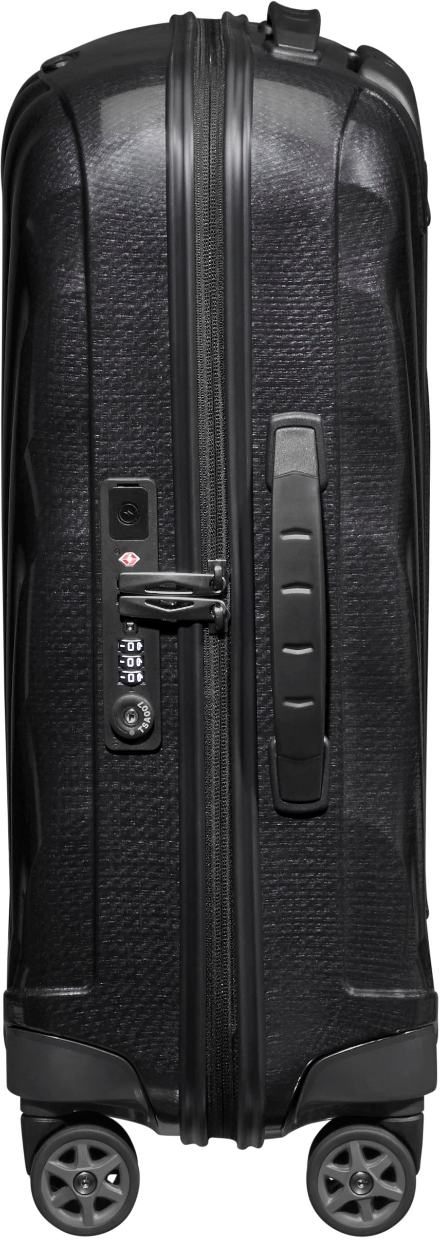 Samsonite Hartschalen-Trolley »C-LITE 55 EXP, verschiedene Farben«, 4 Rollen, Handgepäck-Koffer Volumenerweiterung TSA-Zahlenschloss USB-Schleuse