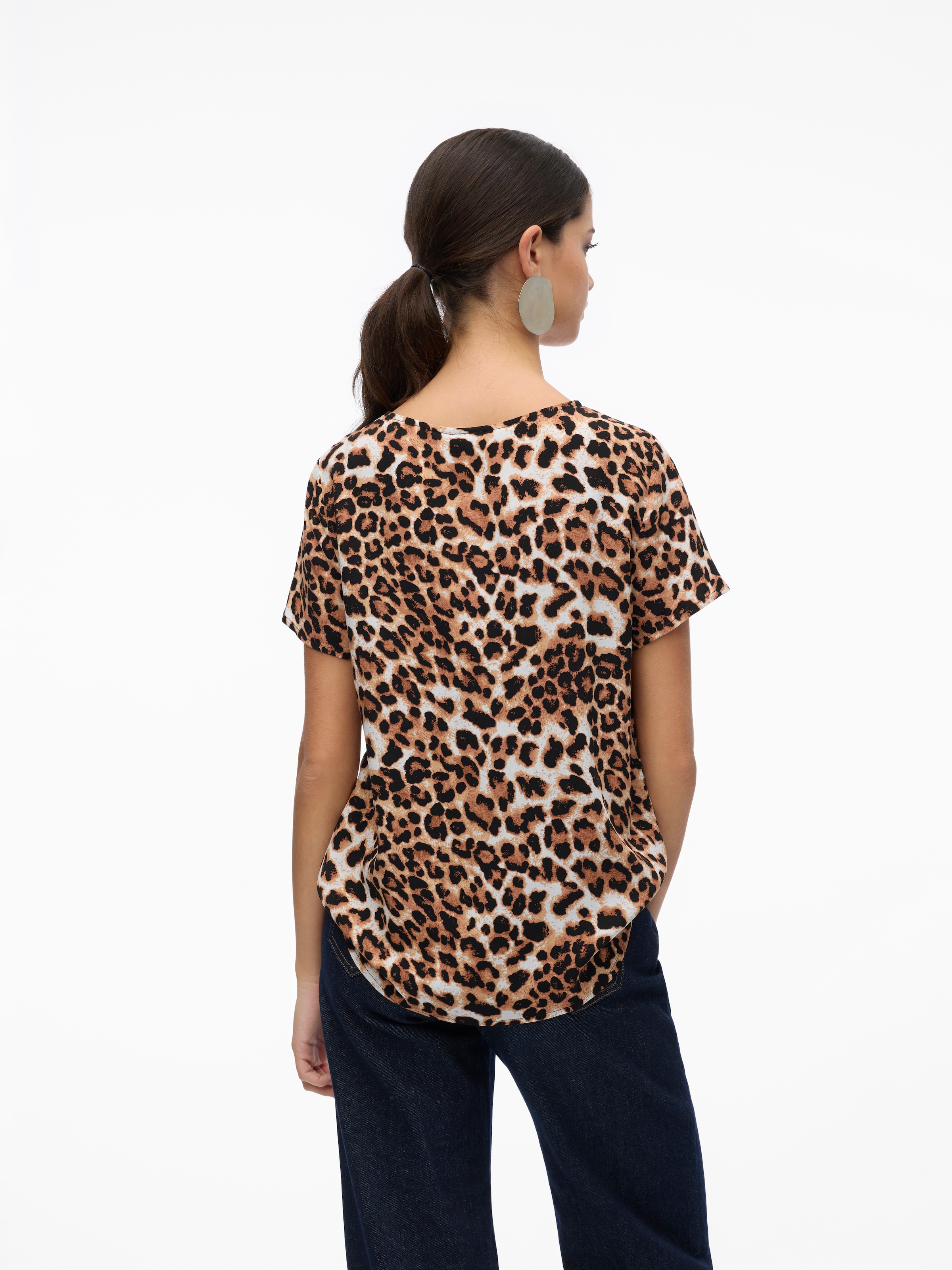 Vero Moda Blusenshirt »VMEASY JOY S/S TOP WVN GA«