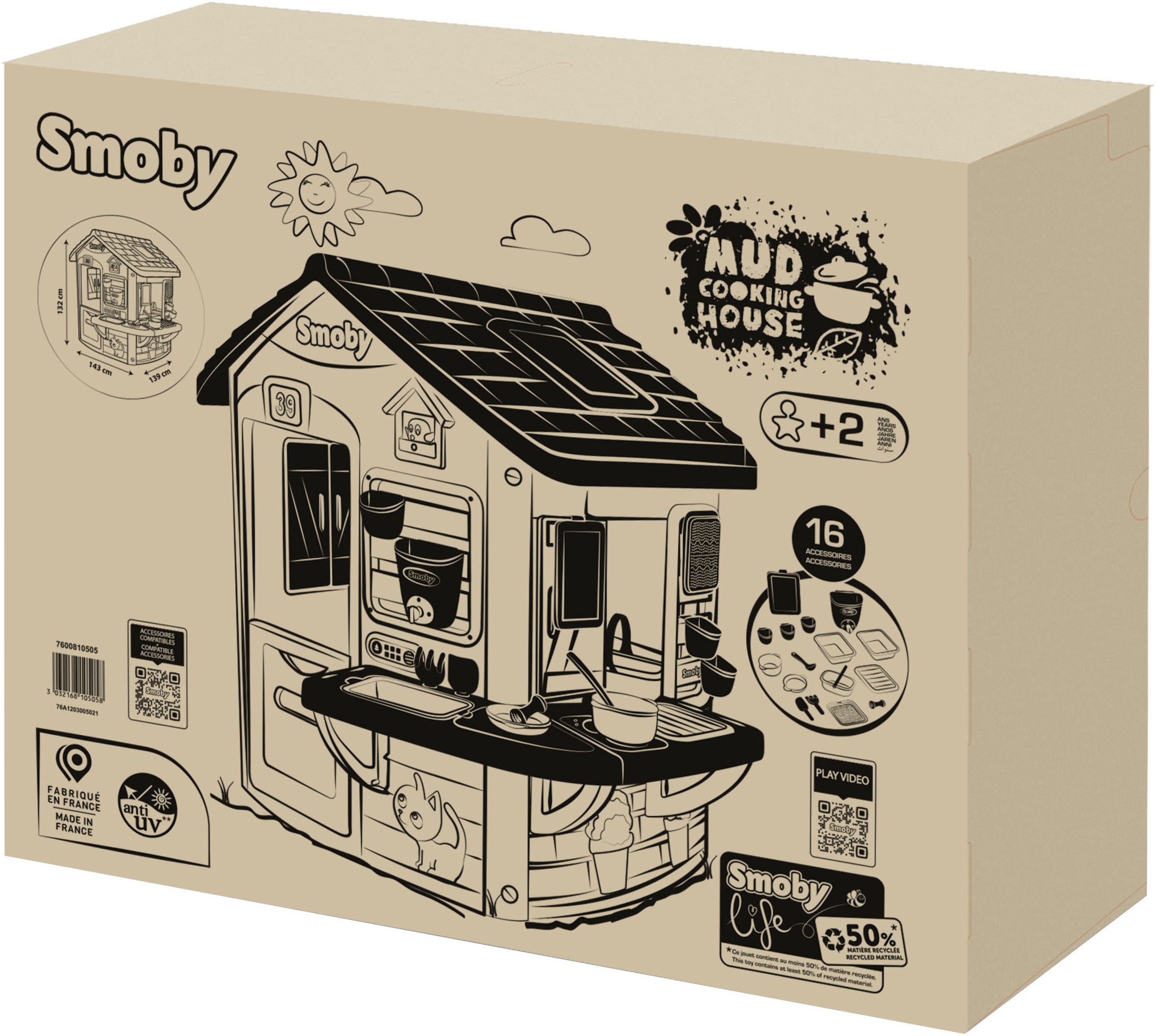 Smoby Outdoor-Spielküche »Smoby Life Matschküche« Made in Europe
