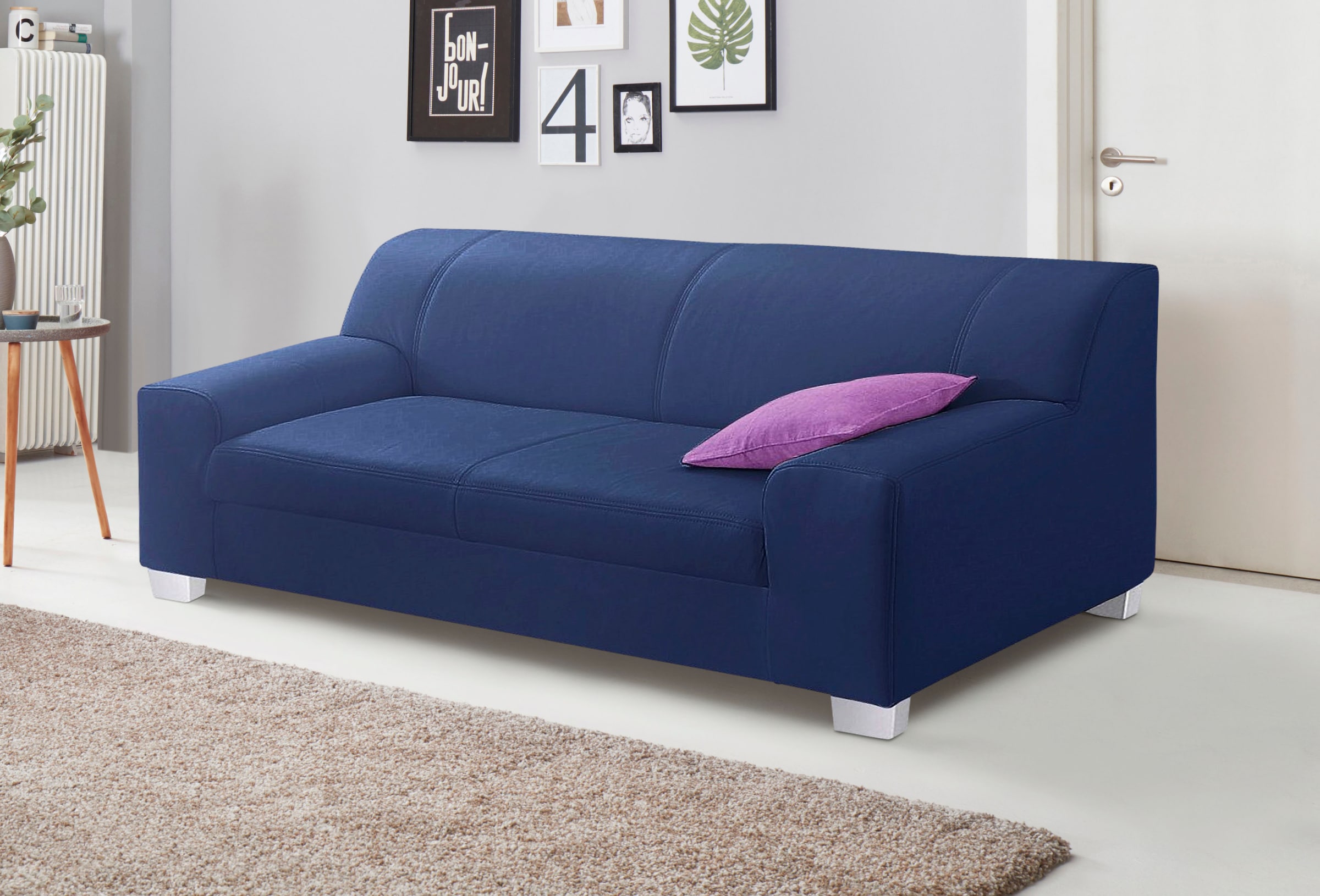 DOMO collection 3-Sitzer »Amando zeitlos und modern, komfortabel,«, in vielen Bezugsvarianten, auch in Leder