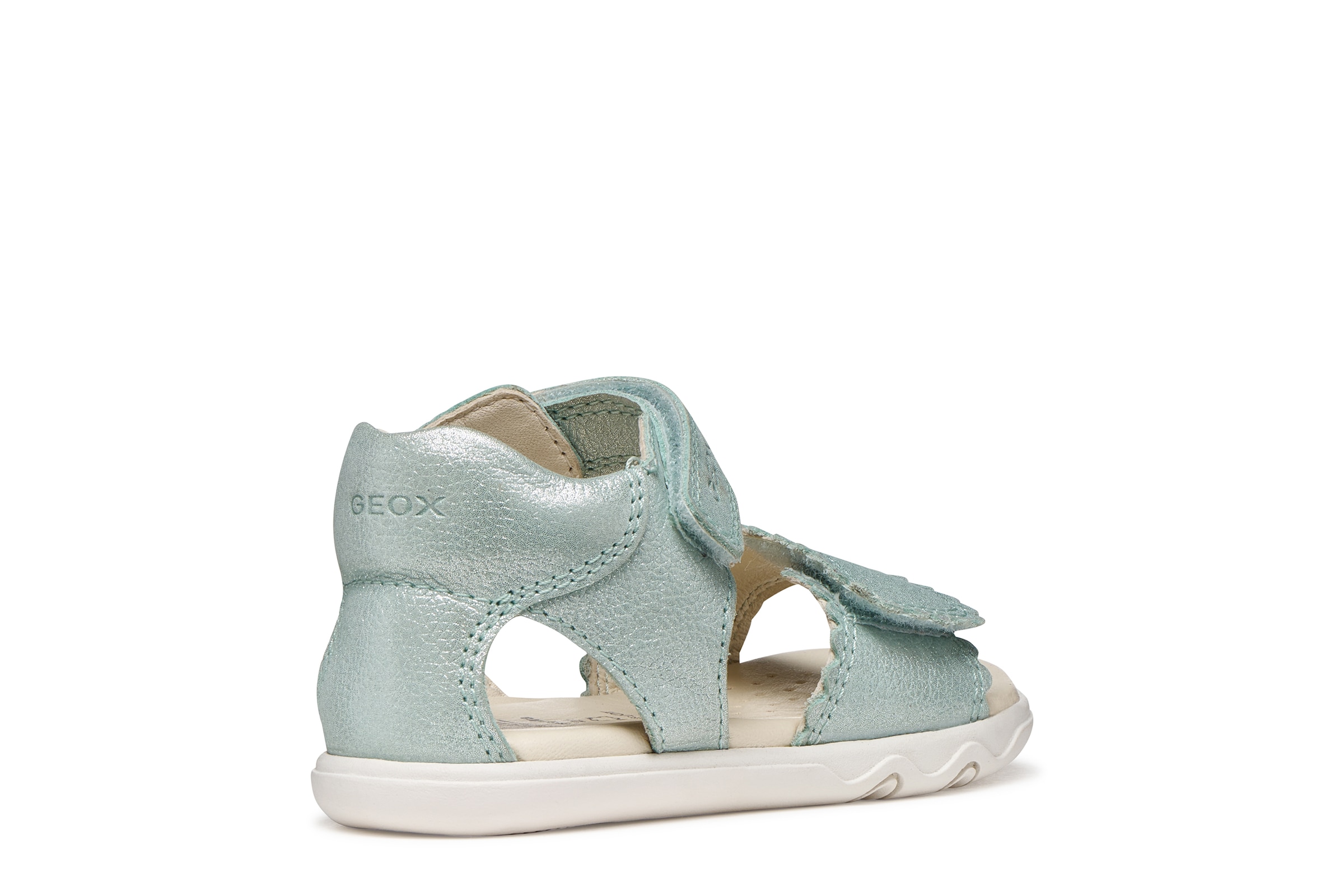 Geox Lauflernschuh »B SANDAL STEPPIEUP G«  Babyschuh mit Klettverschluss, Größenschablone zum Download
