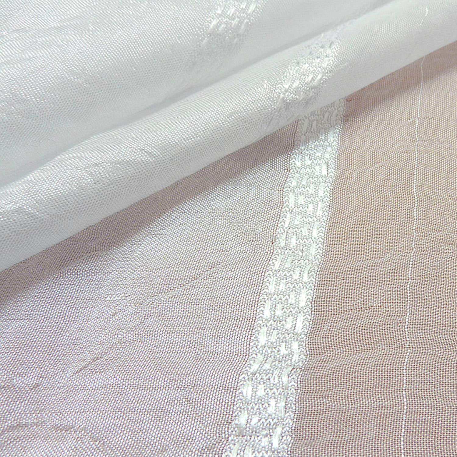 Gerster Scheibengardine »Willi«, (1 St.), HxB: 50x150, mit gecrashtem Streifendesign