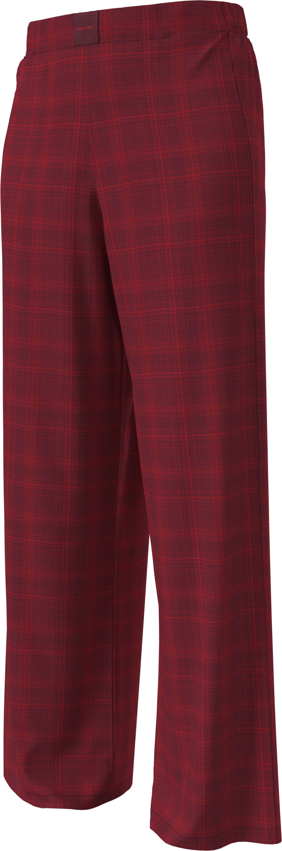 Calvin Klein Underwear Schlafanzug »LS TEE FLANNEL PANT SET« Mit elastischem Bund