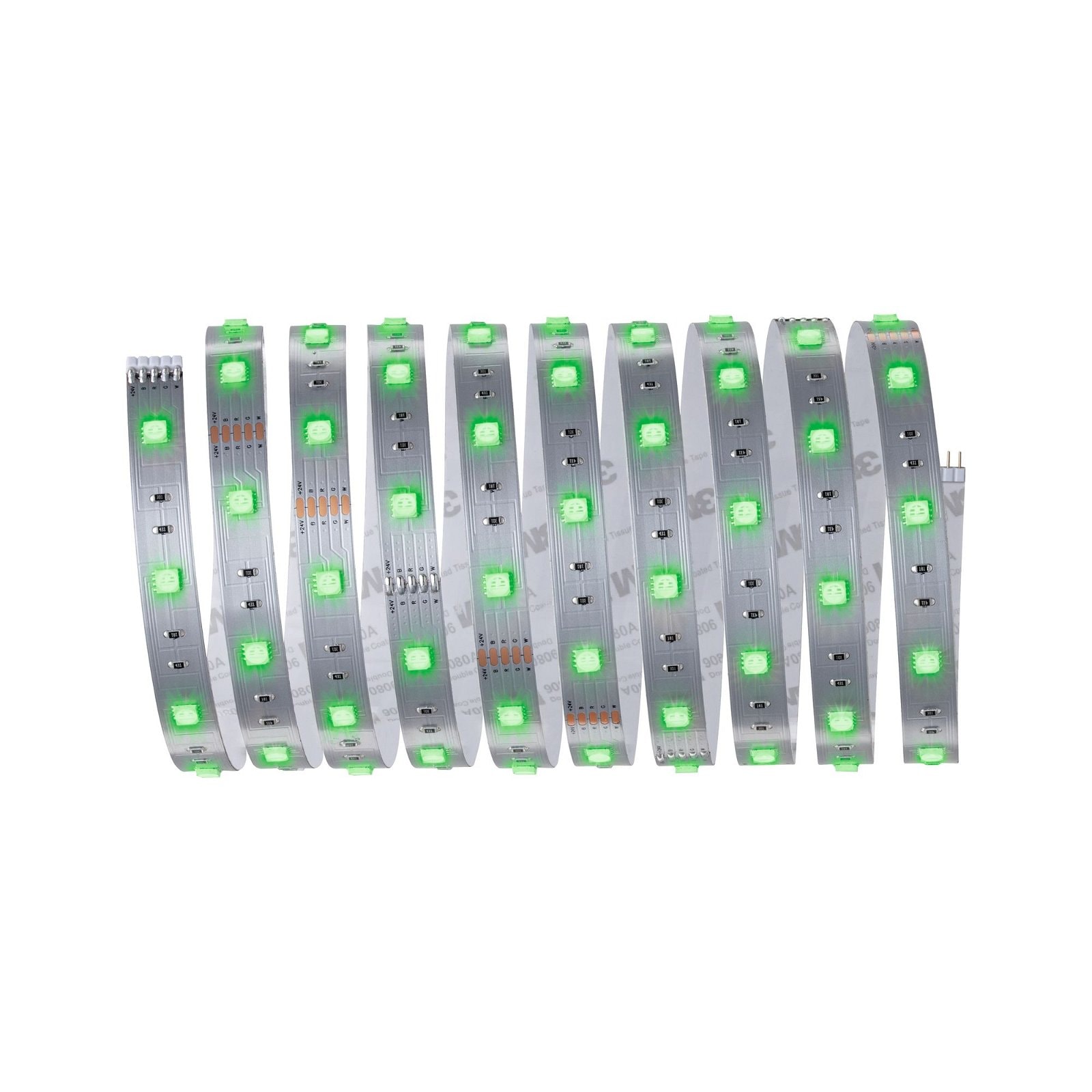 Paulmann LED-Streifen »MaxLED 250 Basisset 3m RGBW IP20 3000K 20W 230/24V 24VA Silber«, 1 St.-flammig