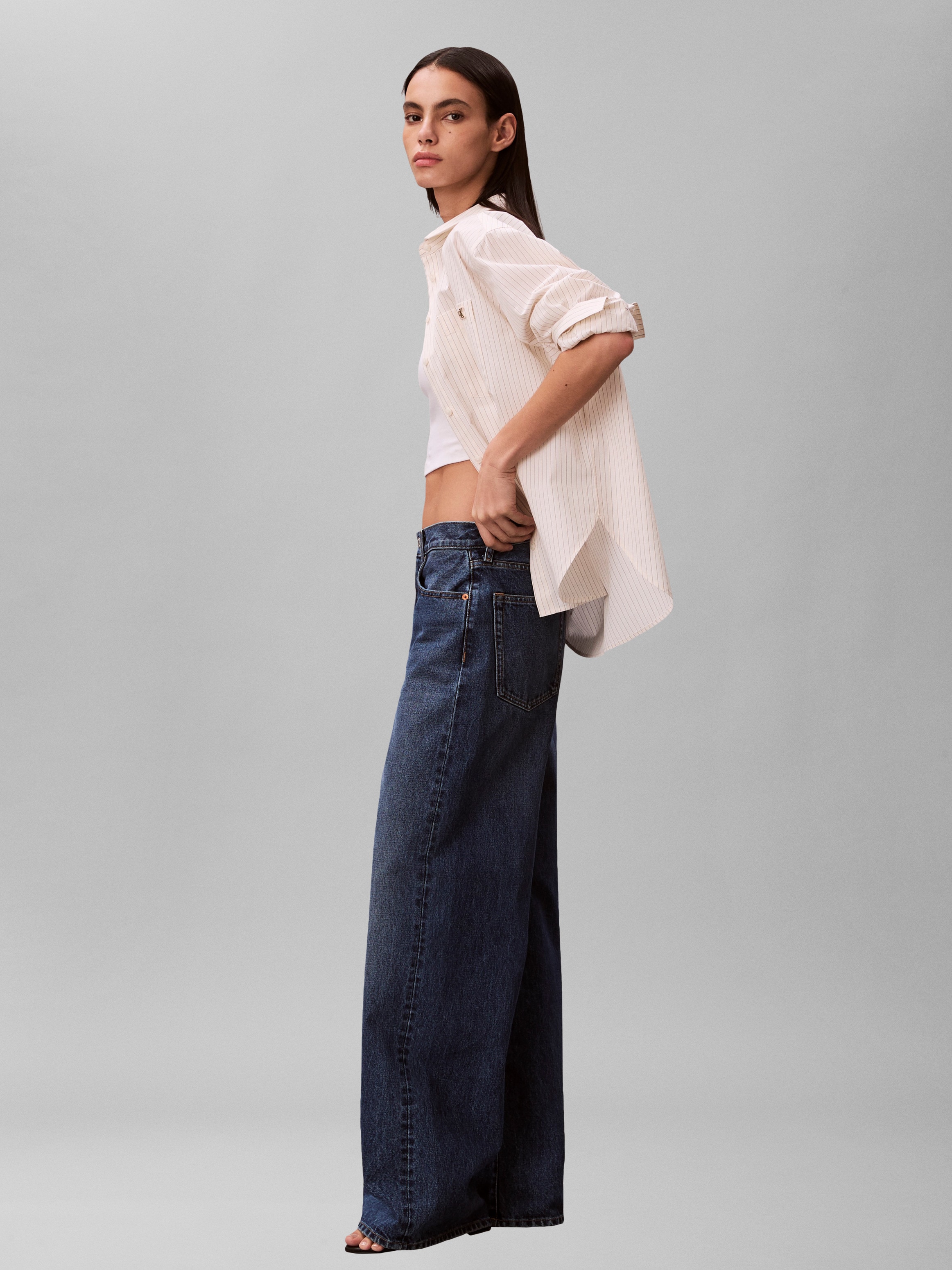 Calvin Klein Jeans Weite Jeans Wide-leg-Passform