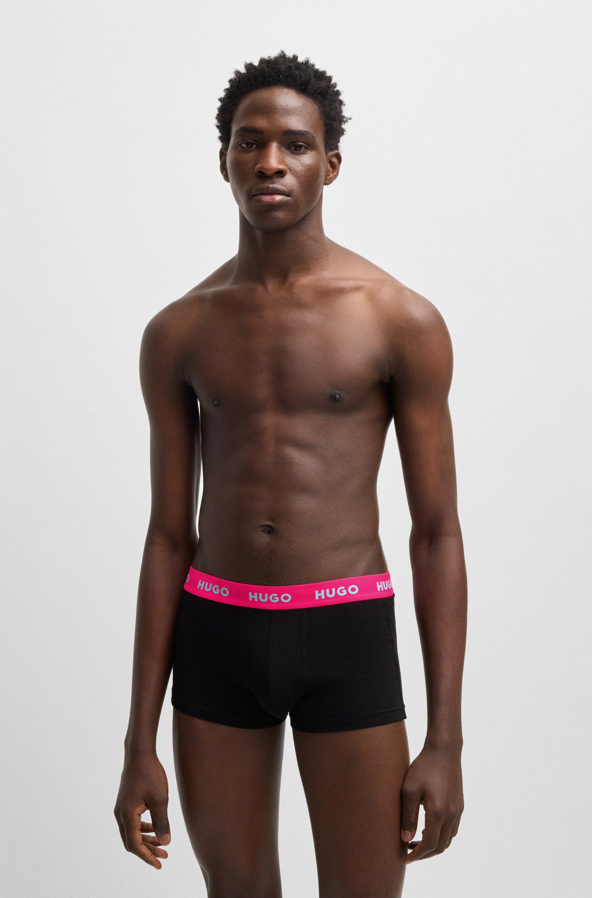 HUGO Underwear Trunk »TRUNK TRIPLET PACK« Packung, 3 Stk. mit Logoschriftzug auf dem Bund