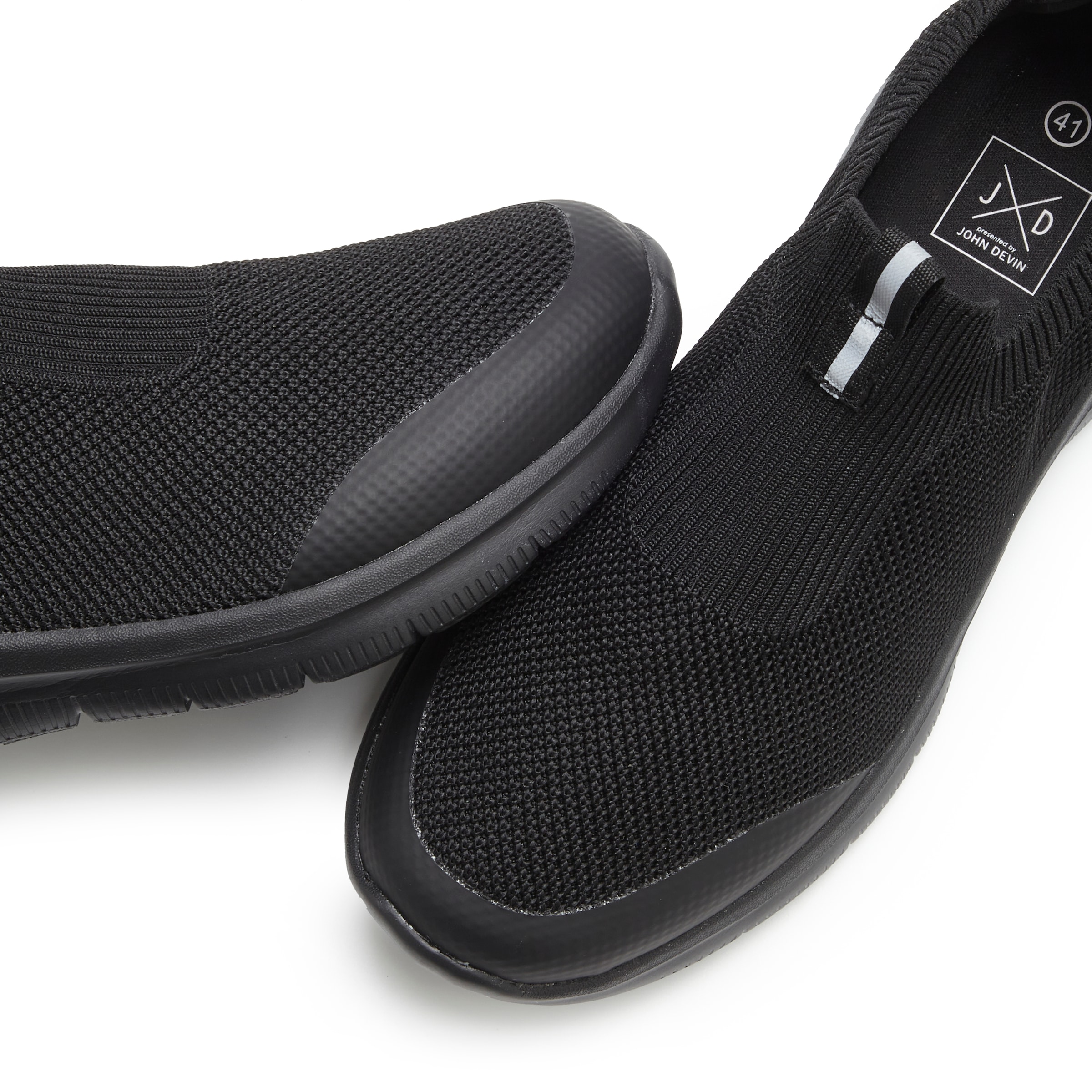 John Devin Sneaker »Slipper, Freizeitschuh, Textilschuhe, Stoffschuhe, Turnschuh«  mit ultraleichter Sohle Unisex VEGAN