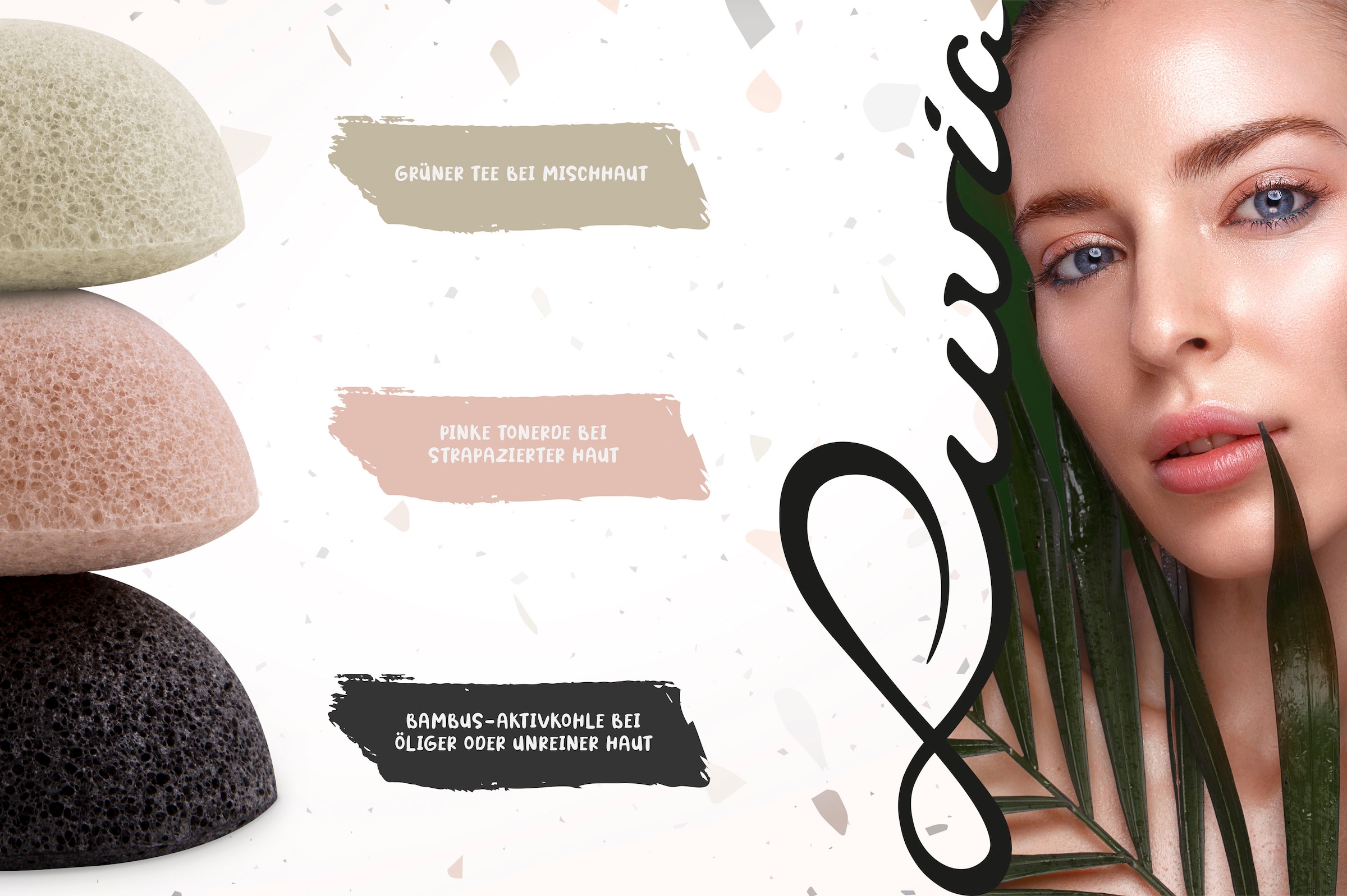Luvia Cosmetics Gesichtsreinigungsschwamm »Konjac Schwamm Set Vol.1«, (3  tlg.) online kaufen | UNIVERSAL