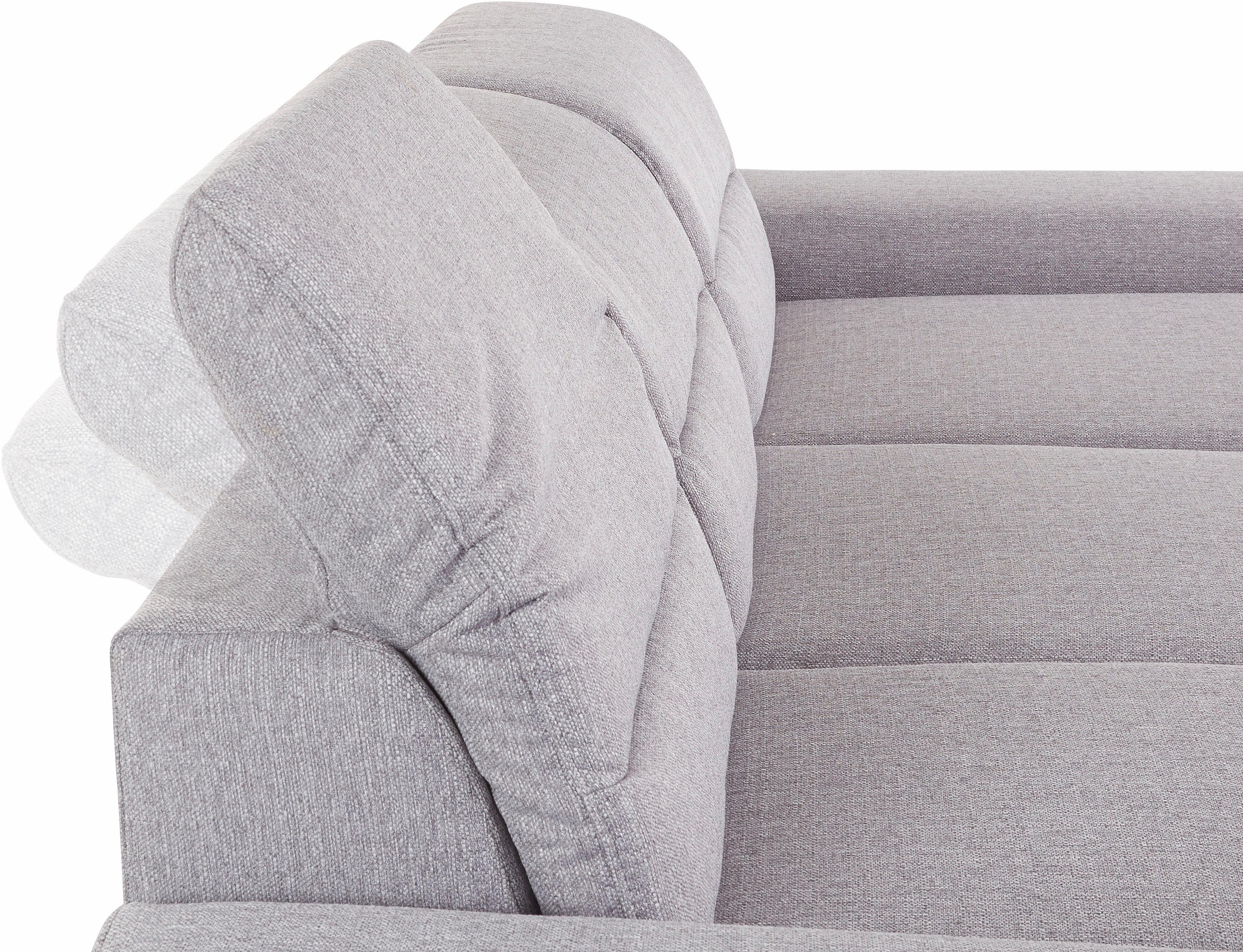 sit&more Ecksofa »Mariola L-Form«, mit Recamiere und Federkern, inklusive Sitztiefenverstellung