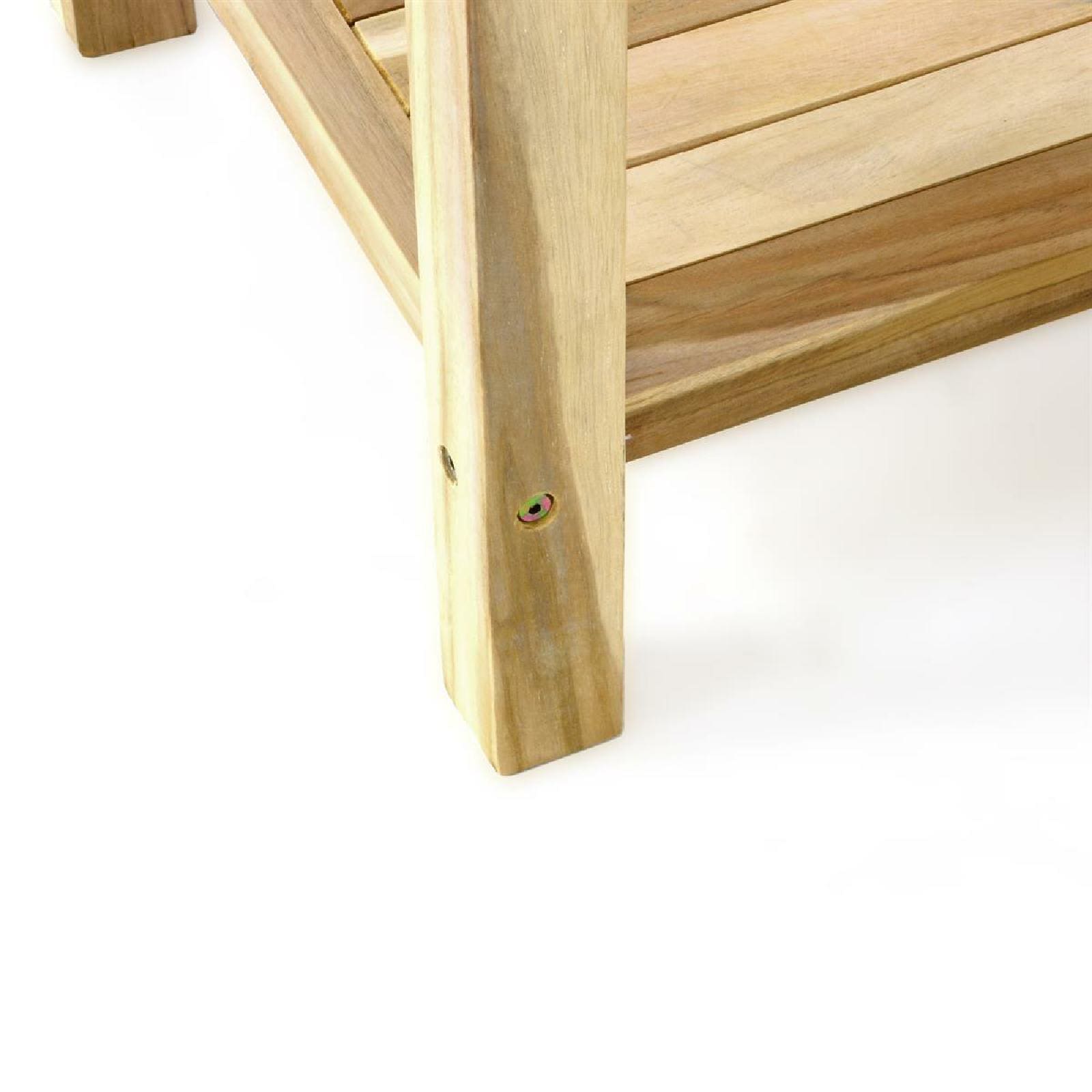 VCM Gartentisch »Beistelltisch mit Ablage Natur«