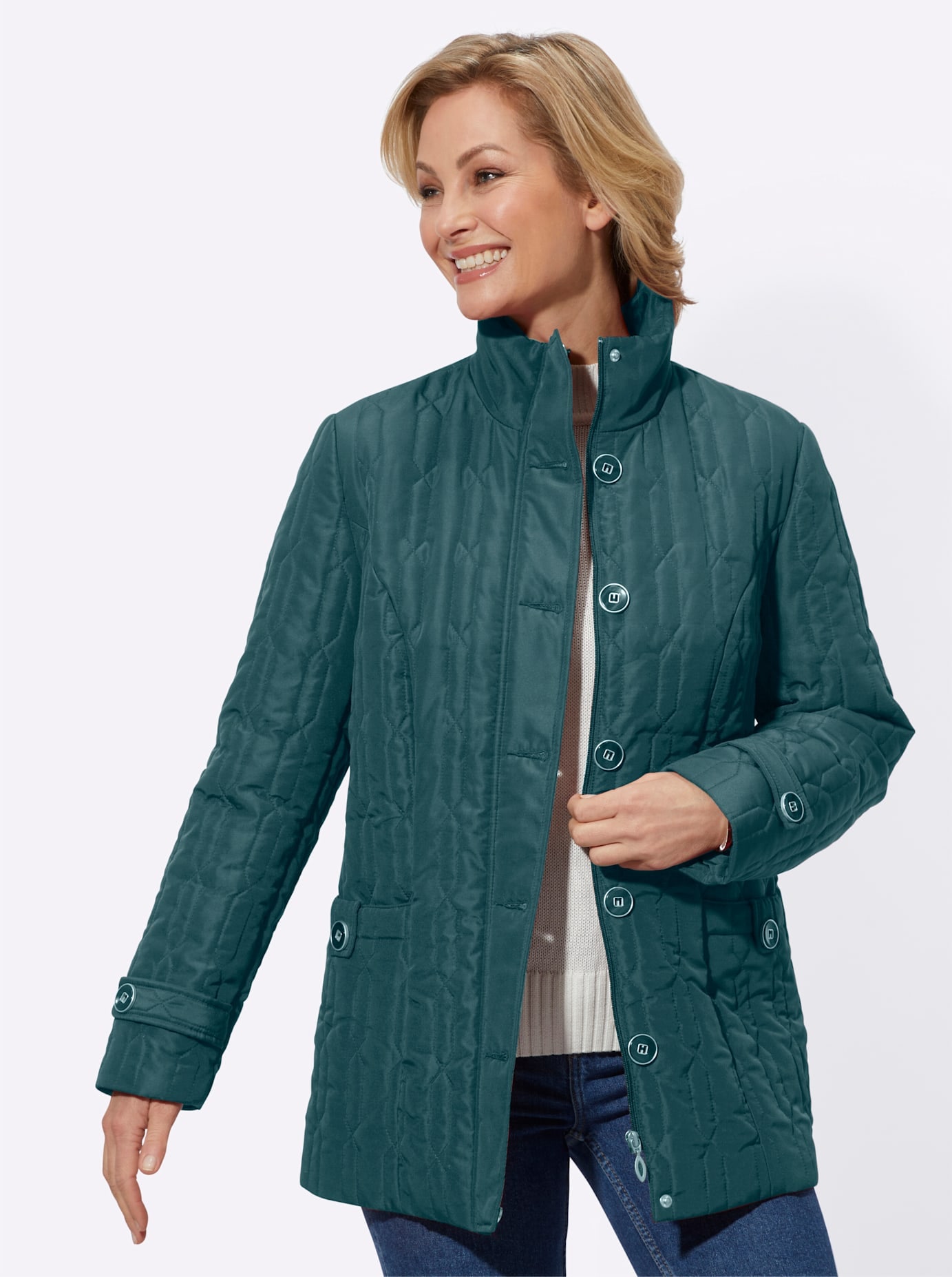 Classic Basics Steppjacke, ohne Kapuze