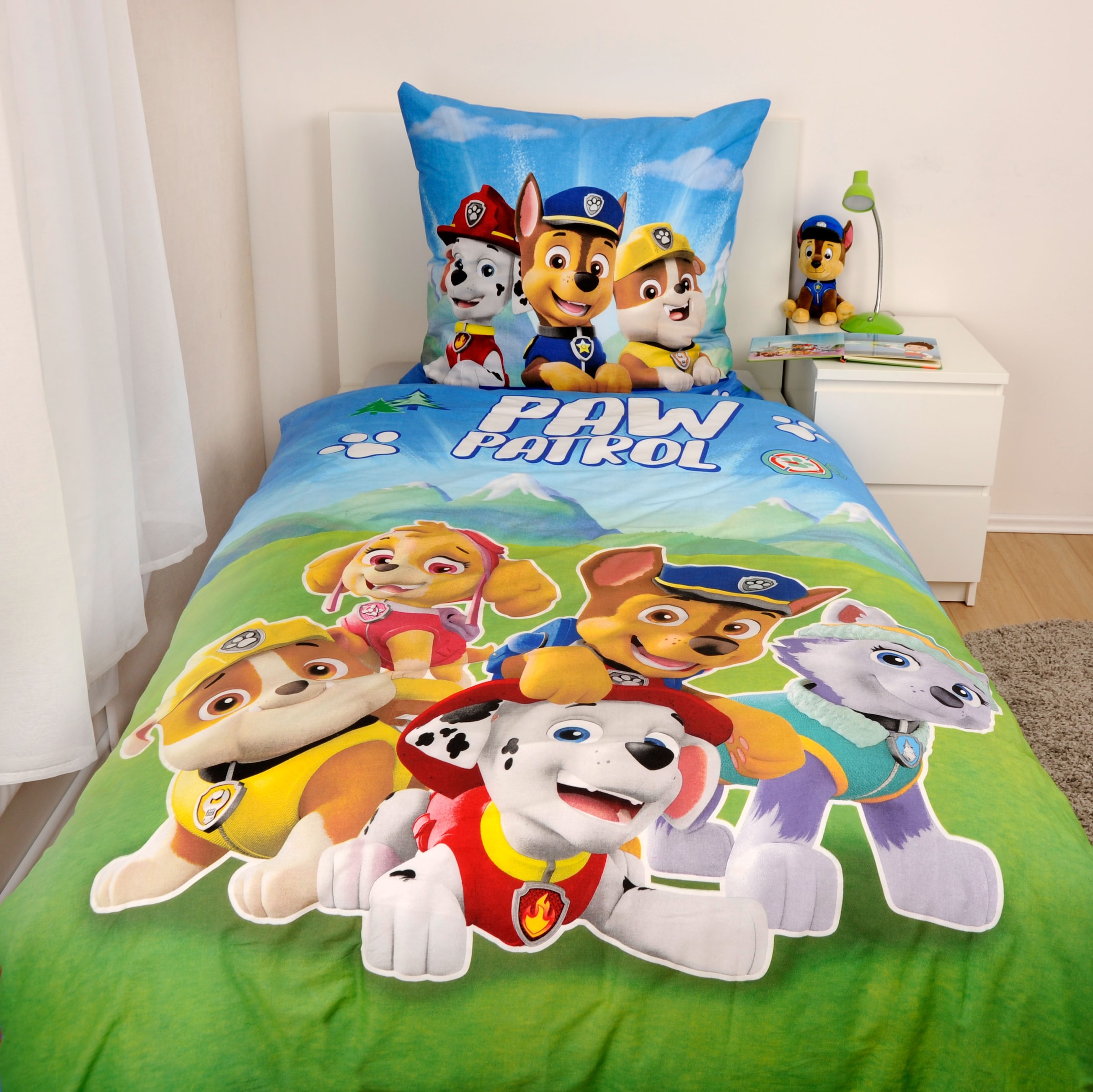 Bettwäsche »Paw Patrol«, Glow in the Dark