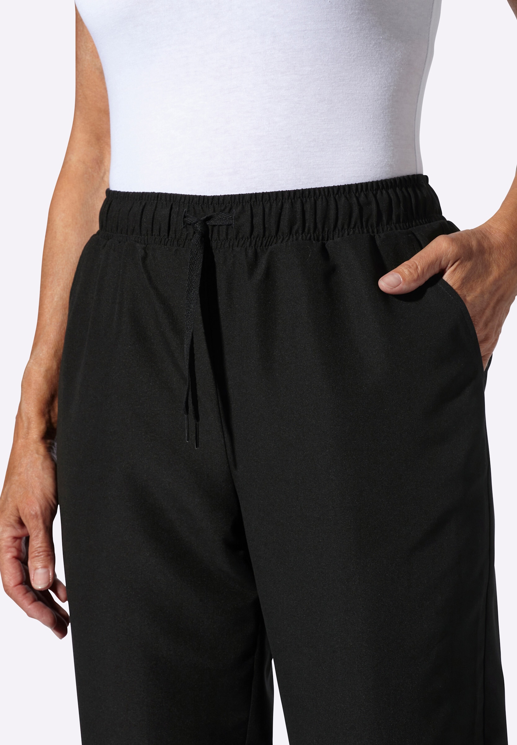 Sieh an! Schlupfhose »Freizeithose Freizeithose aus atmungsaktiver Microfaser«