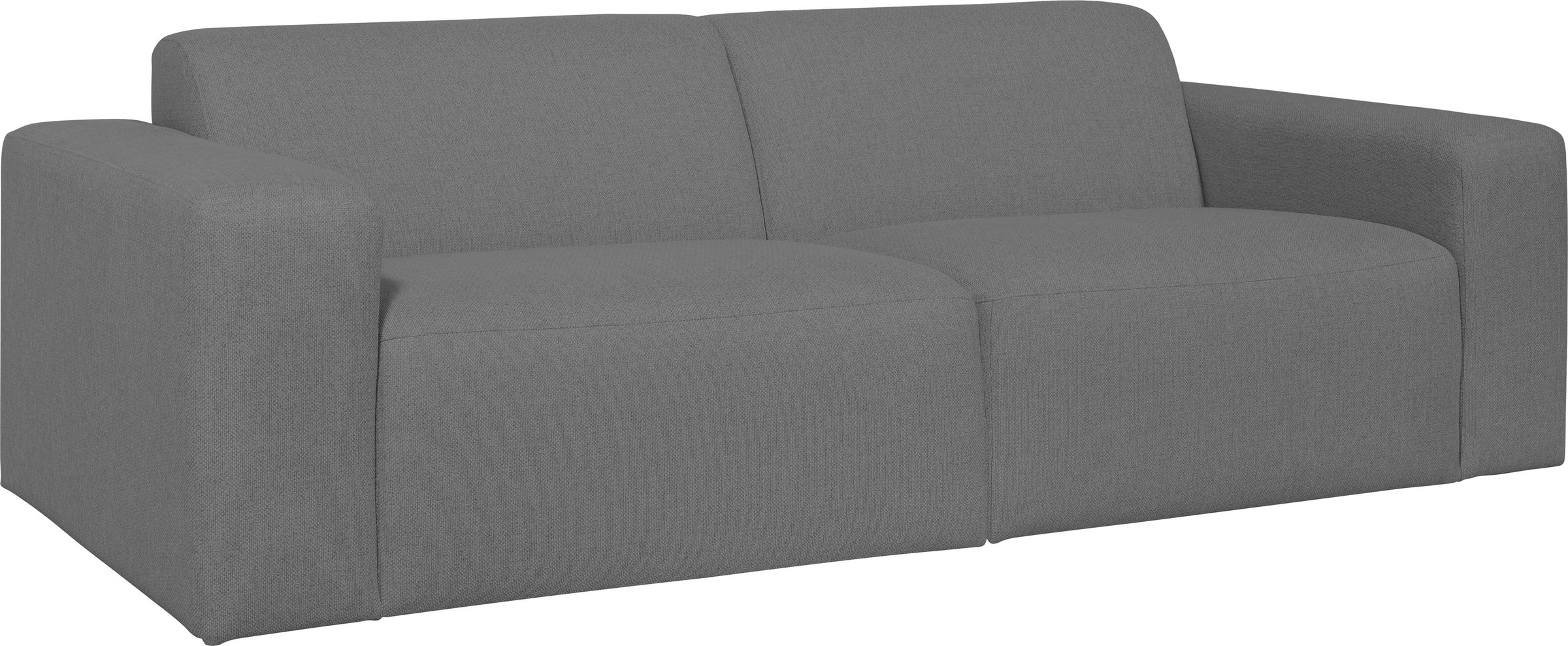 OTTO home 3-Sitzer »Koa, 228 cm, Modulsofa in Cord, Chenille, Struktur, Webstoff« Designsofa, weicher Lounge-Sitzkomfort, Welleunterfederung, bodentief