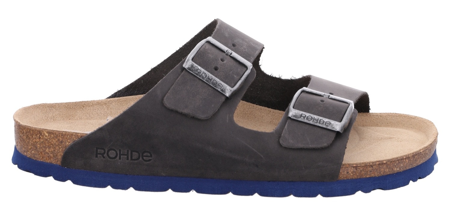 Rohde Pantolette »GRADO«  Schlappen, Sommerschuh, Zweischnaller, Hausschuh mit Softfußbett