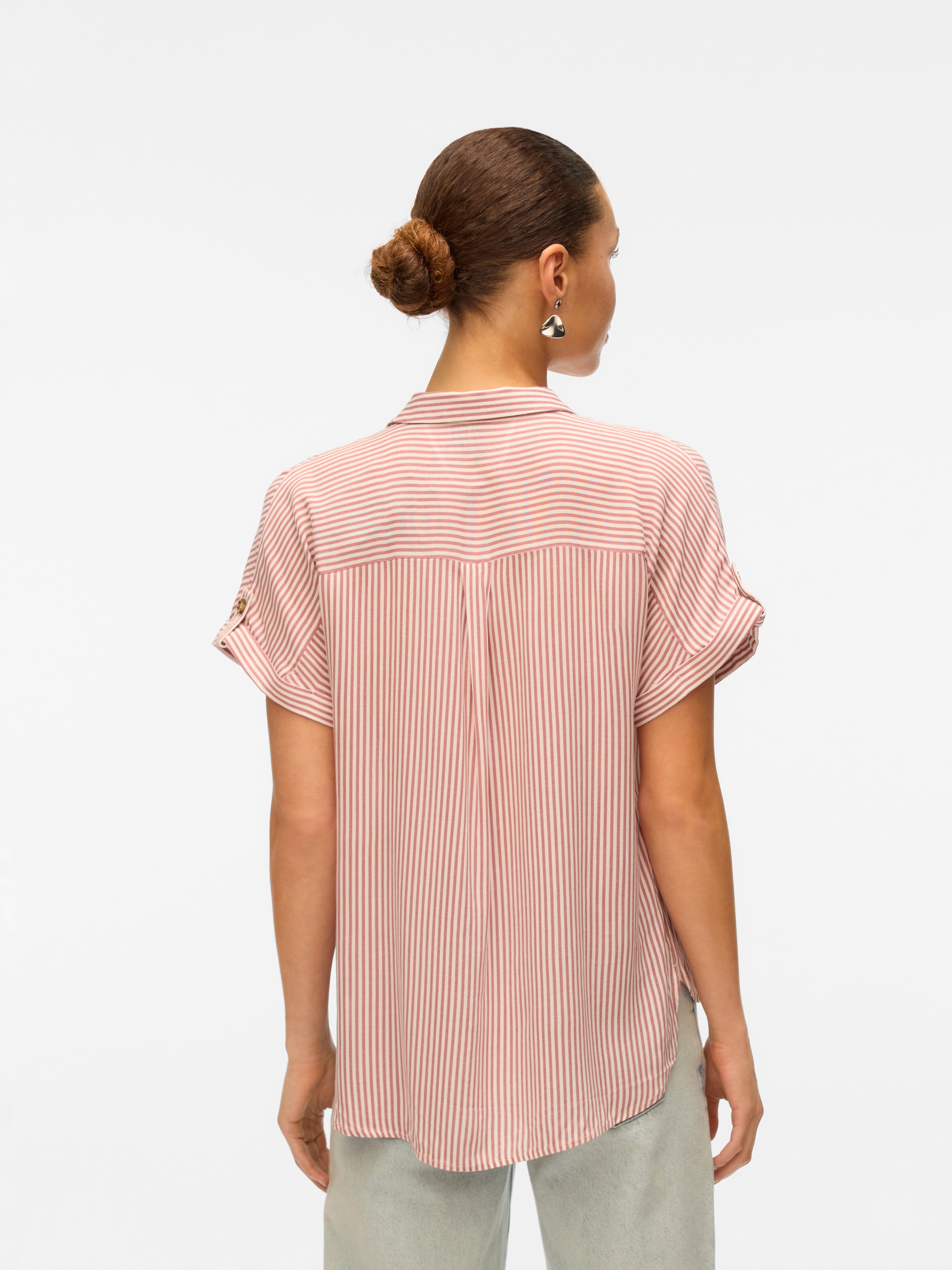 Vero Moda Hemdbluse »VMBUMPY S/S SHIRT WVN GA NOOS«
