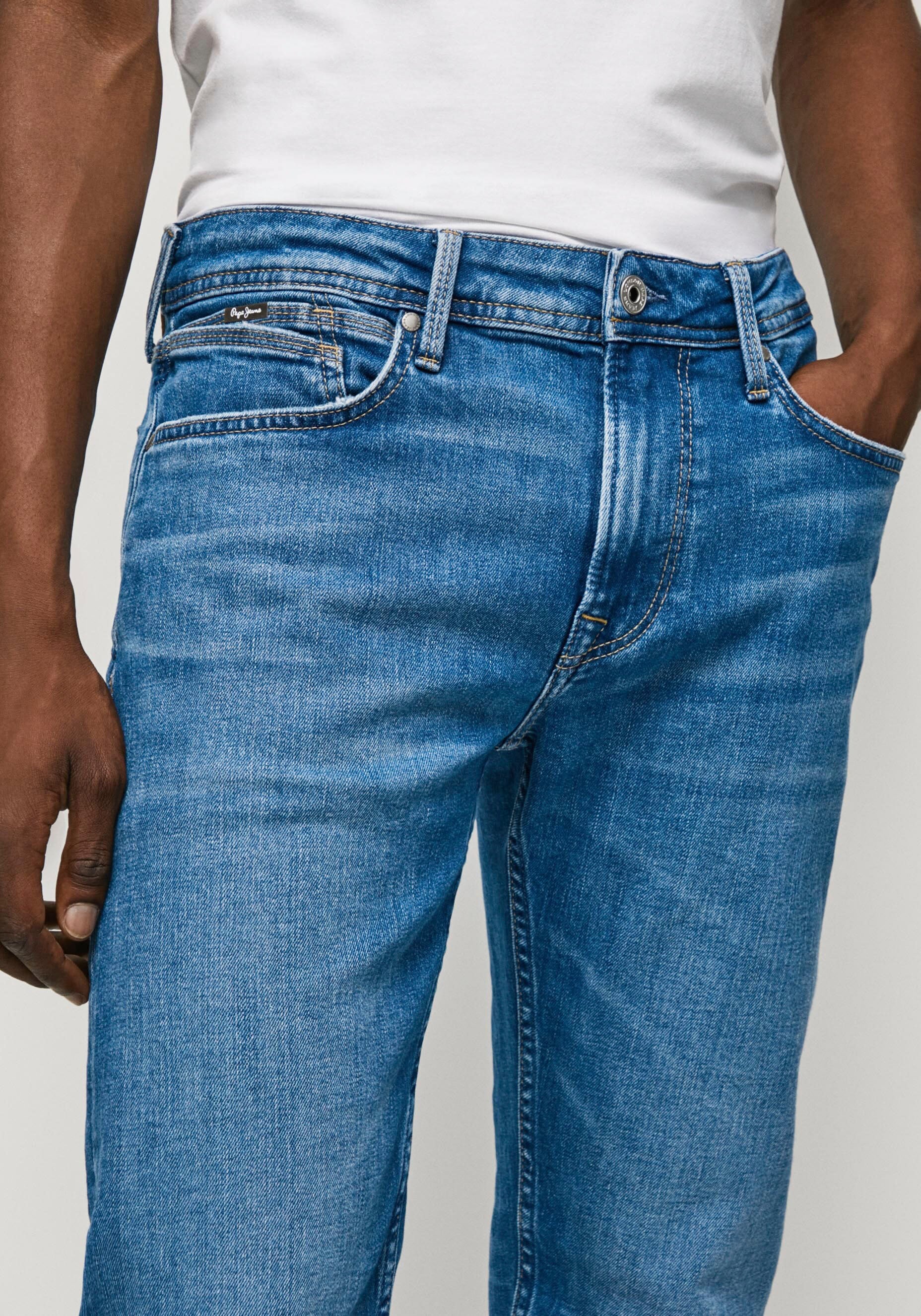 Pepe Jeans Slim-fit-Jeans »HATCH REGULAR«, mit Stretchanteil