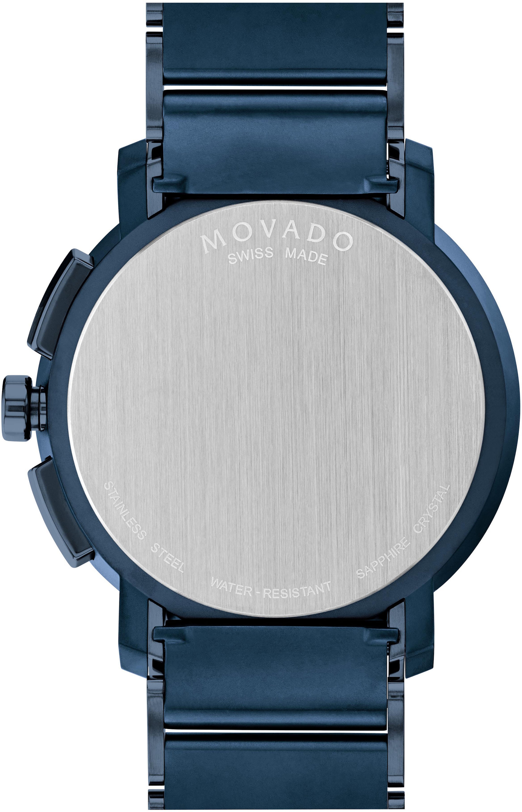 MOVADO Chronograph »Strato, 0607555«, Quarzuhr, Armbanduhr, Herrenuhr, Swiss Made, Edelstahlarmband