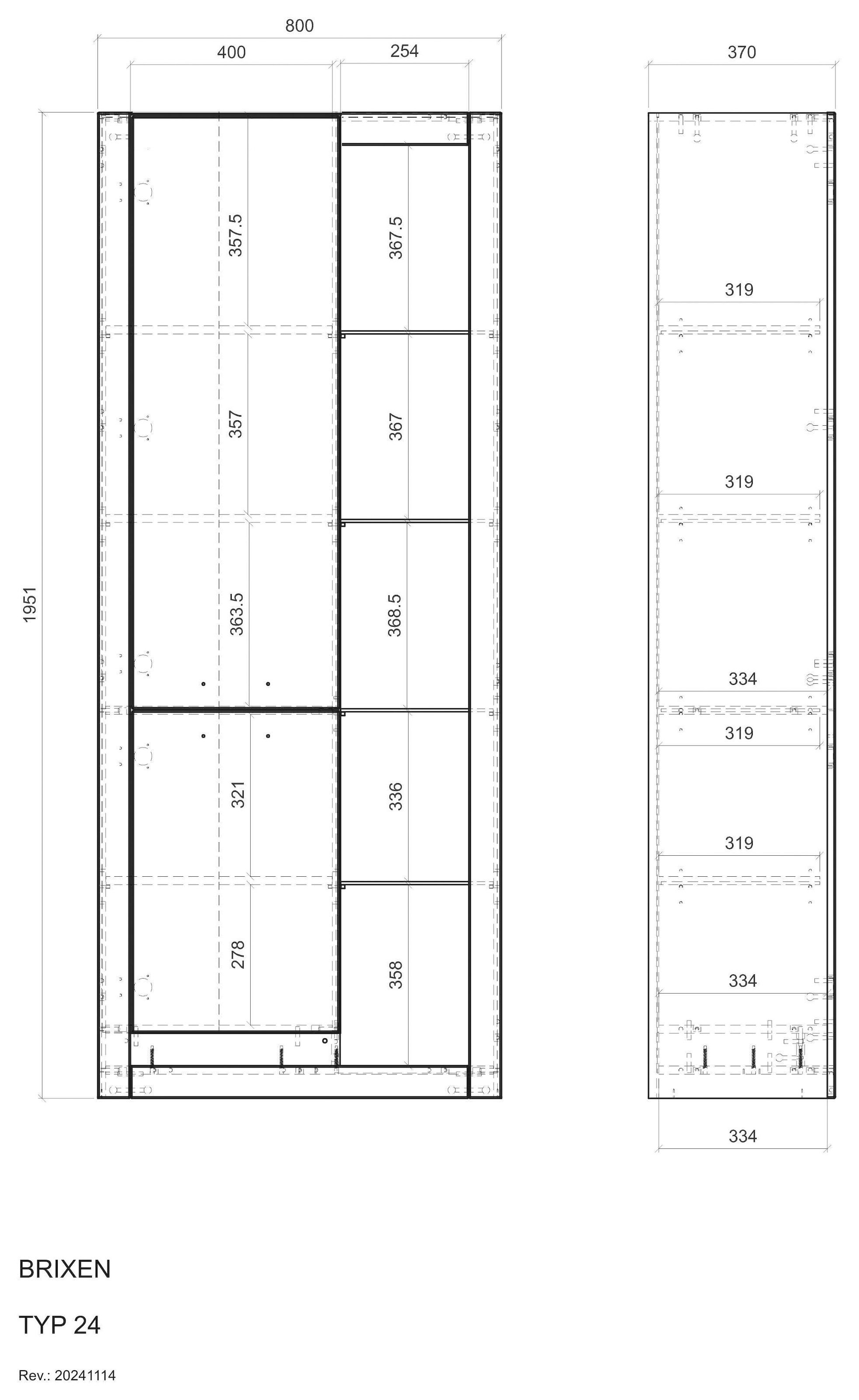Home affaire Vitrine »Brixen, Vitrinenschrank in Eiche Dekor, moderne Standvitrine« Metallgriffe, ausreichend Stauraum, vielseitig einsetzbar, 80 cm breit