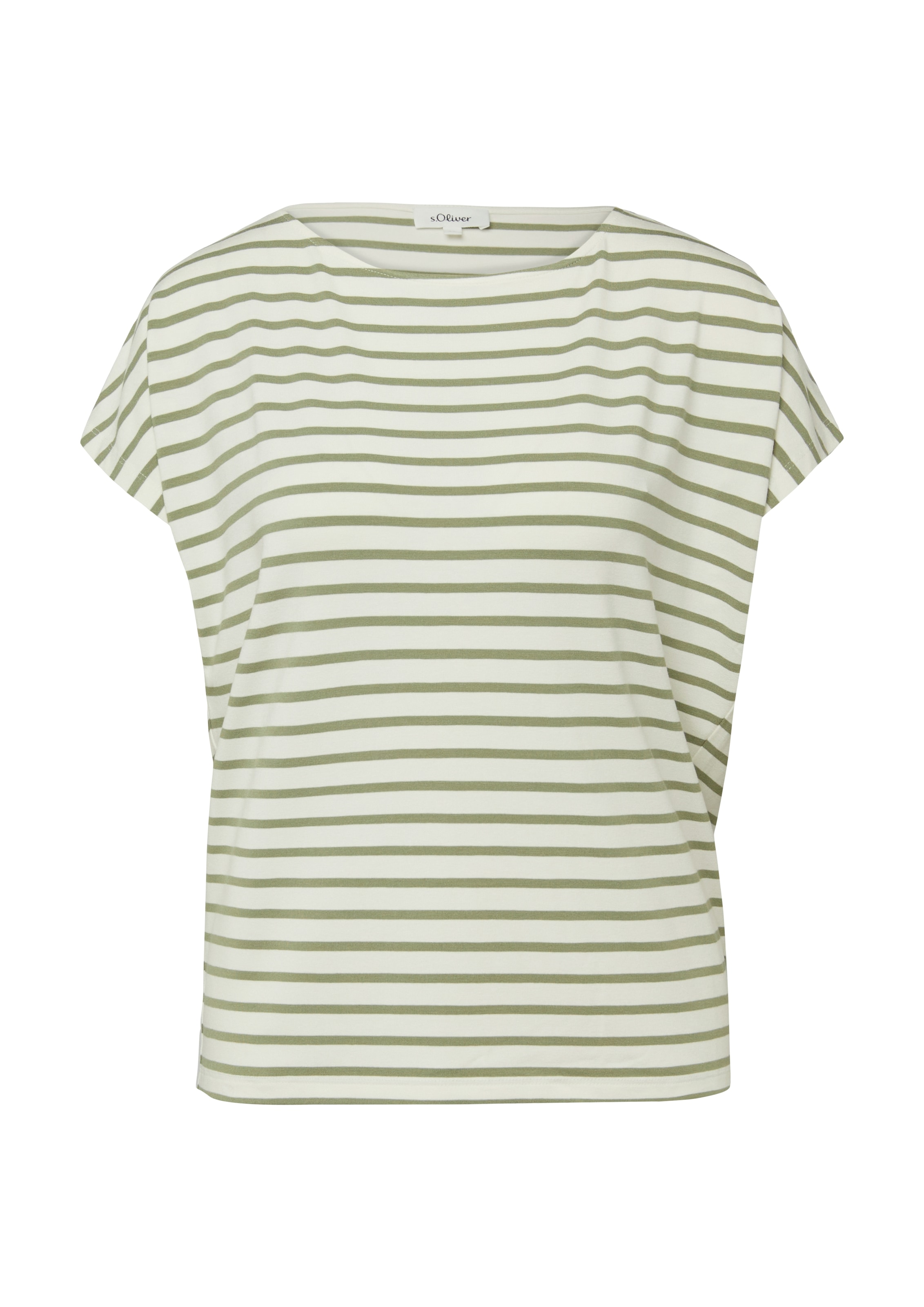 s.Oliver Kurzarmshirt Sommershirt mit grafischem Muster