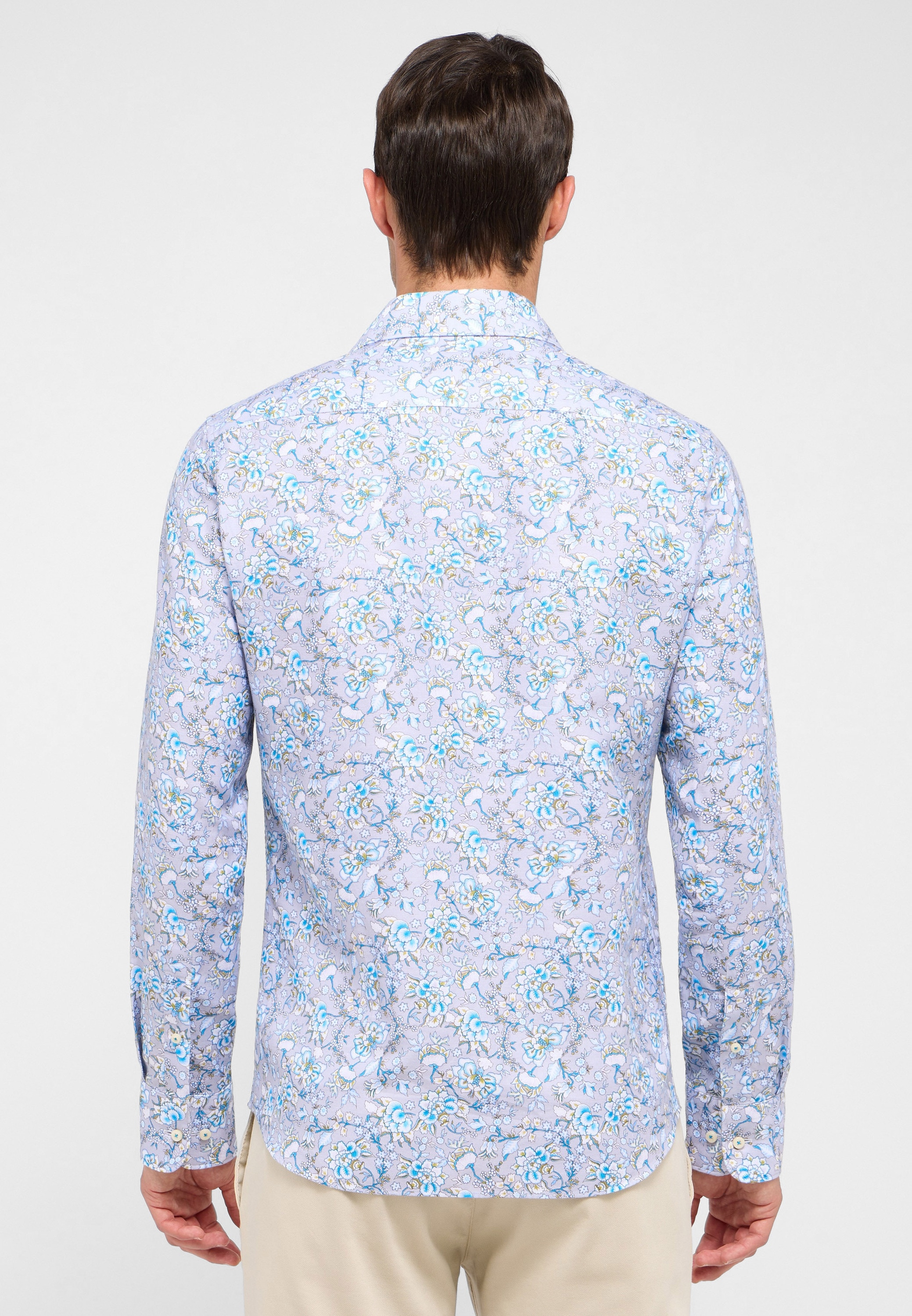Eterna Langarmhemd »SLIM FIT« EASY IRON (bügelleicht)