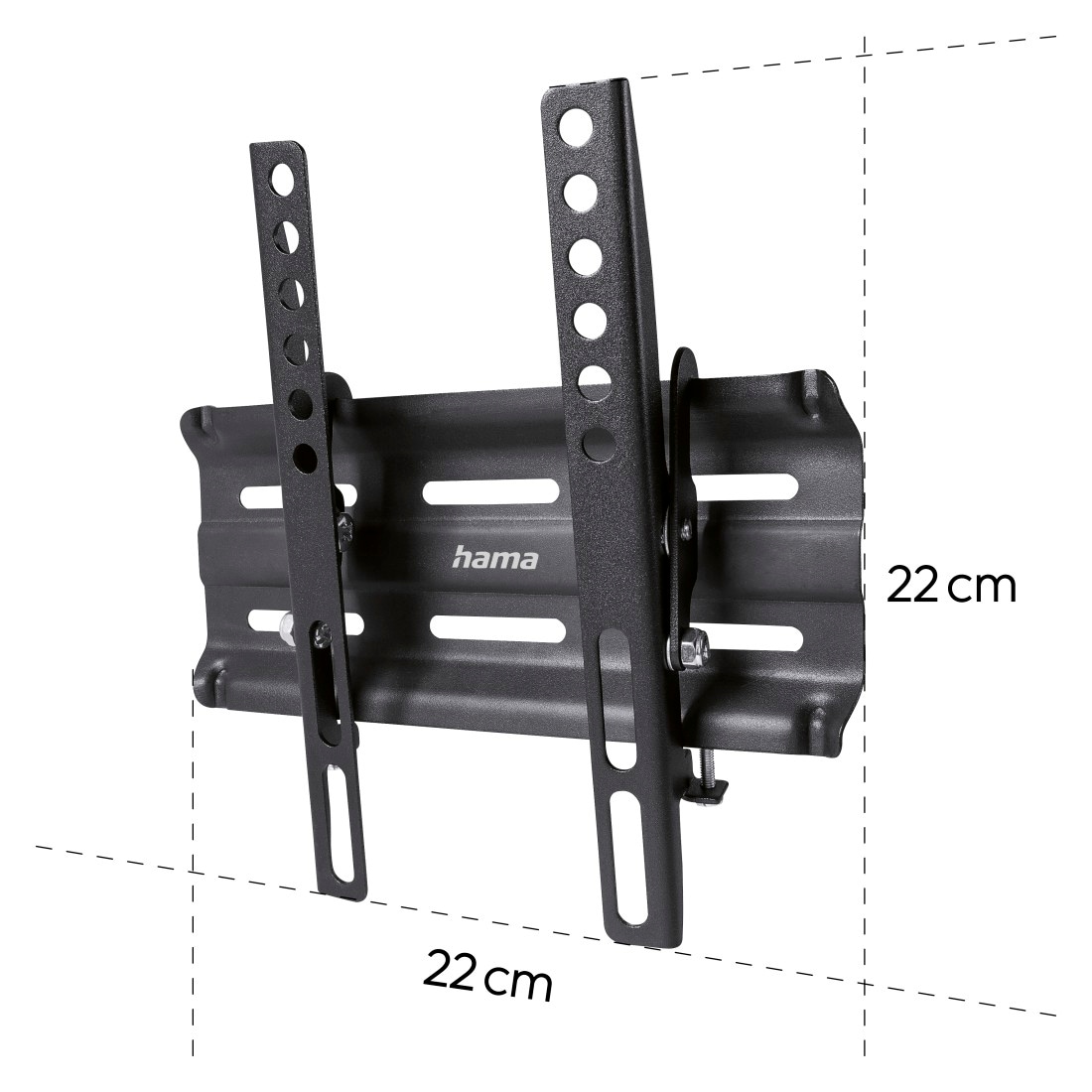 Hama TV-Wandhalterung »Wandhalterung (neigbar, 19"-48", VESA  200x200)« bis 122 cm Zoll