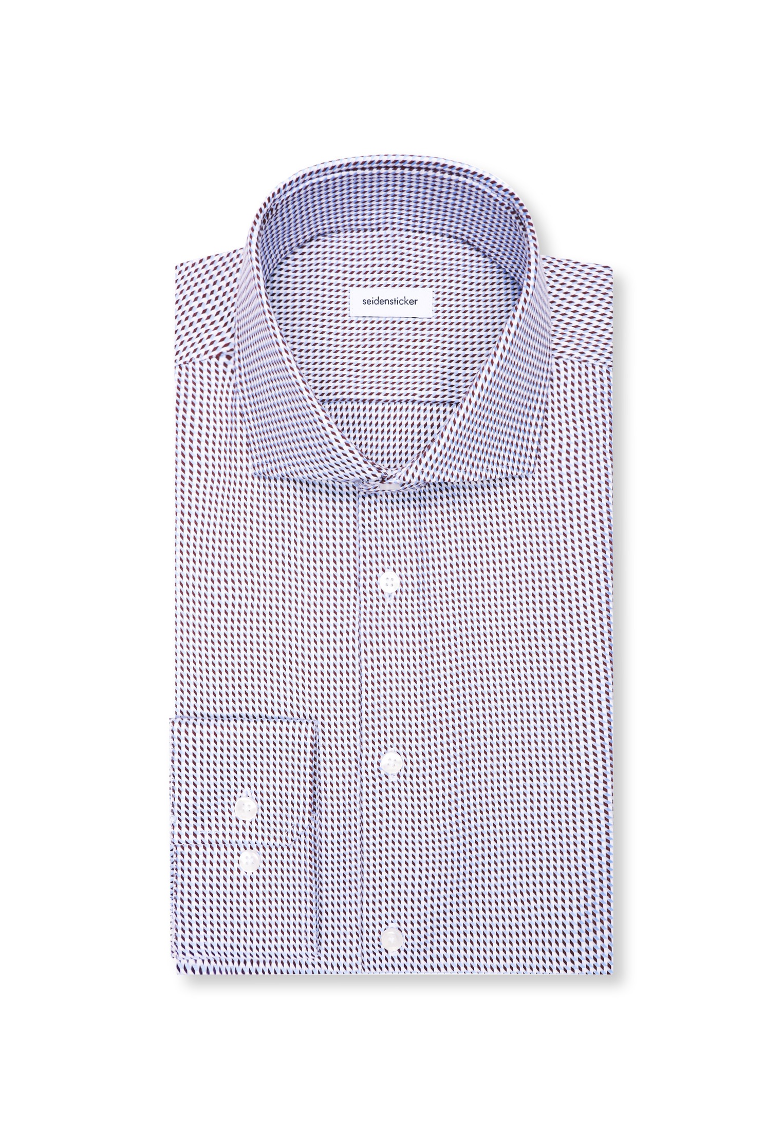 seidensticker Businesshemd »Schwarze Rose« Slim 1/1 Kentkragen Pepita