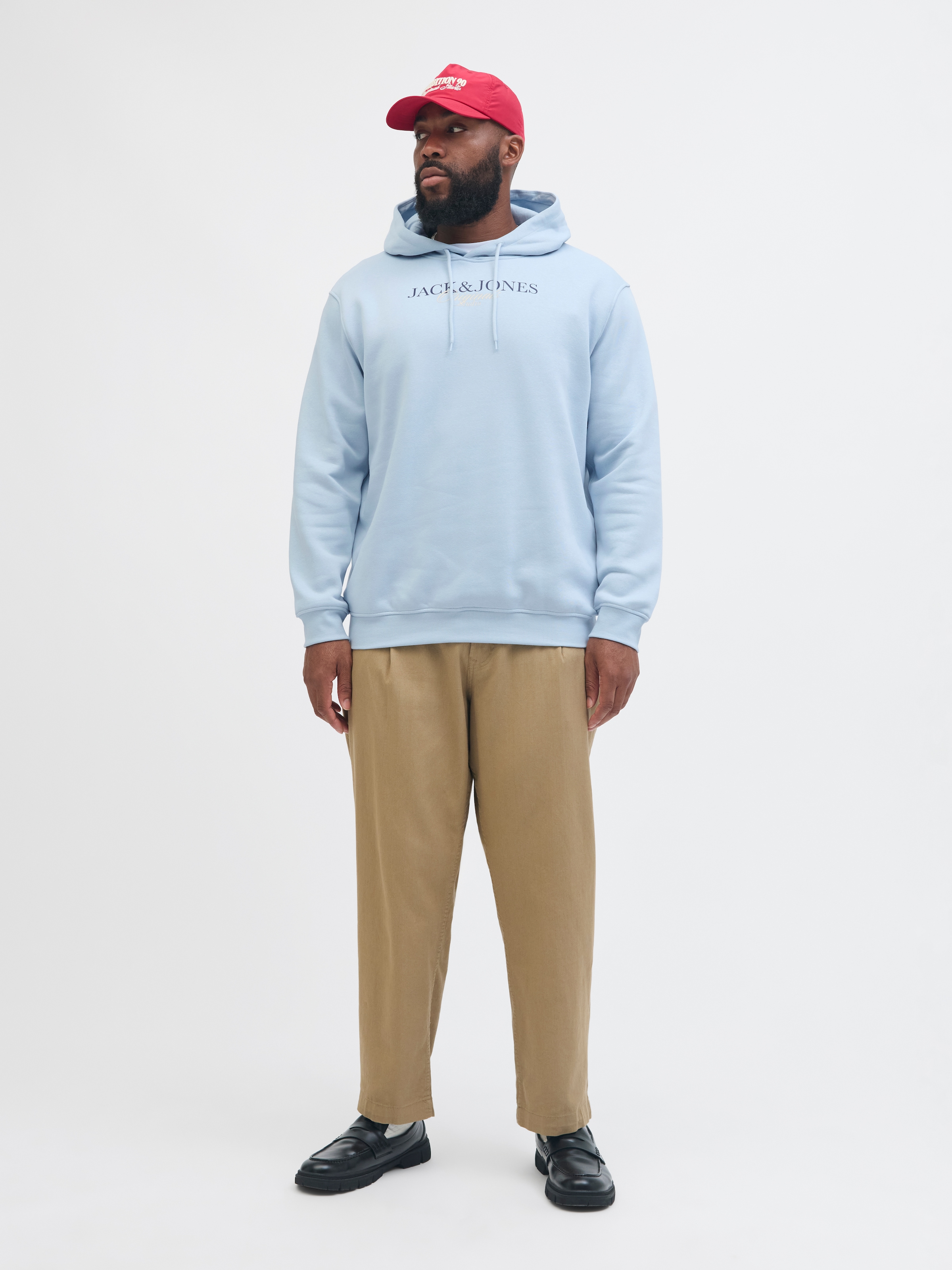 Jack & Jones PlusSize Kapuzensweatshirt »JORBILLYBURG SWEAT HOOD FST PLS«
