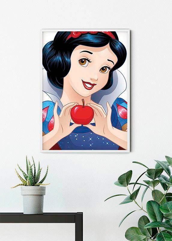 Komar Bild »Snow White Portrait« Disney 1 Stk. tlg. Wandbild zur Dekoration im Kinderzimmer - ohne Rahmen