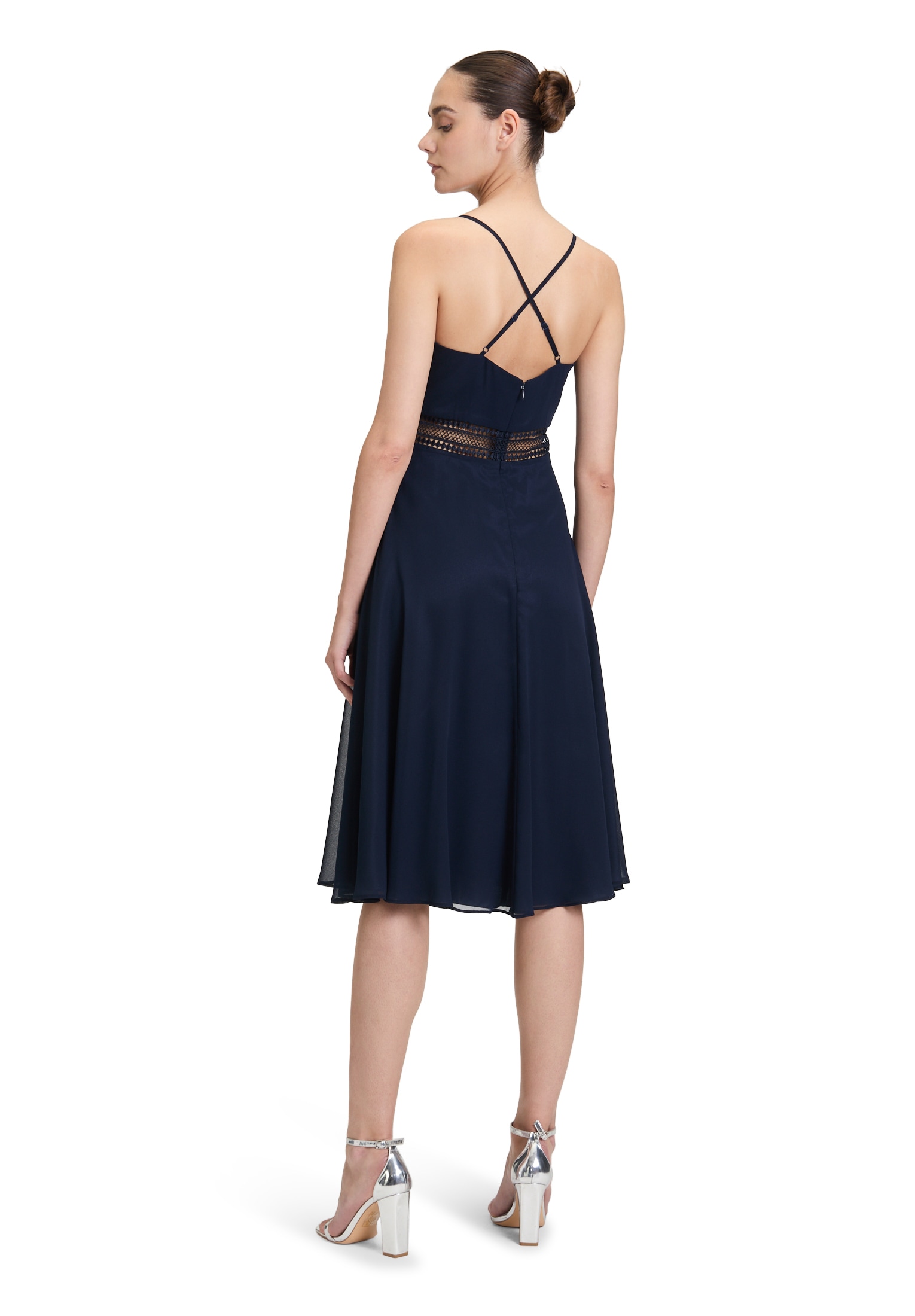 Vera Mont Cocktailkleid »Cocktailkleid mit Wasserfallausschnitt«