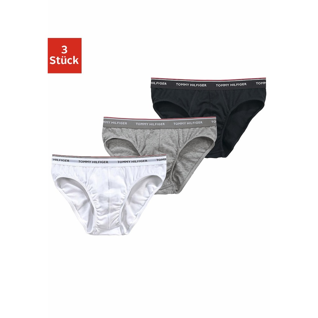 Tommy Hilfiger Underwear Slip »Premium Essential«, (Packung, 3 St., 3er-Pack), mit unterschiedlichen Bund