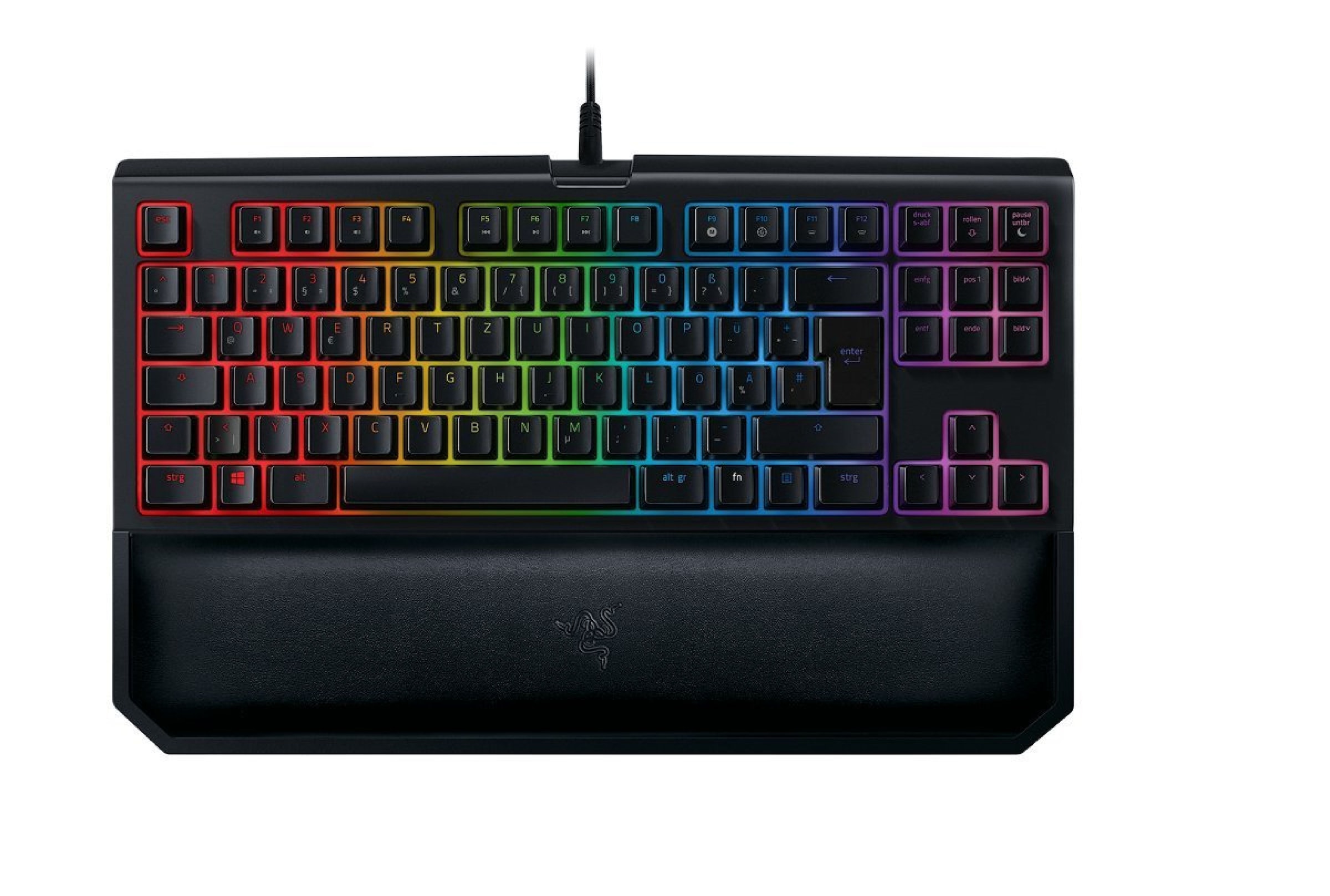 RAZER Tastatur »BlackWidow Chroma V2«, (Handgelenkauflage)