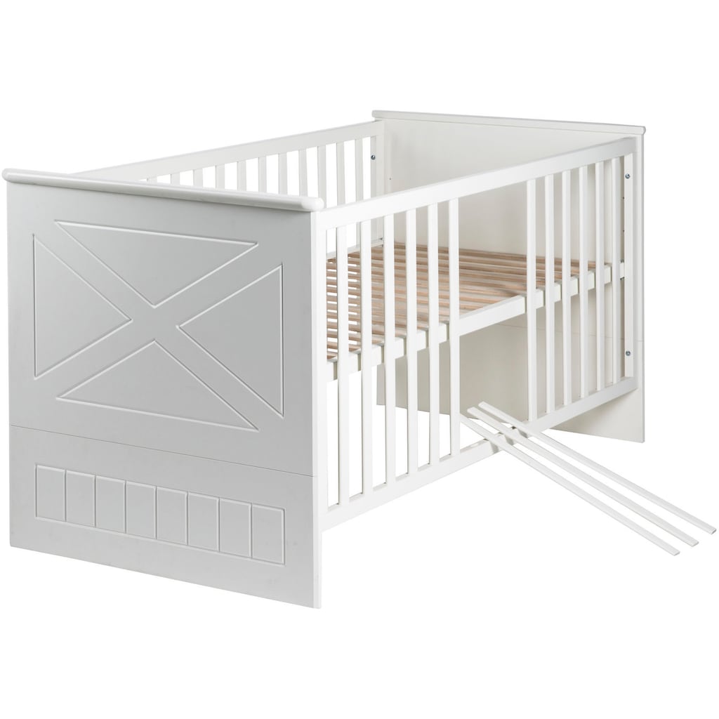 roba® Babyzimmer-Komplettset, (Set, 3 St., Kinderbett, Schrank, Wickelkommode), mit Kinderbett, Schrank und Wickelkommode