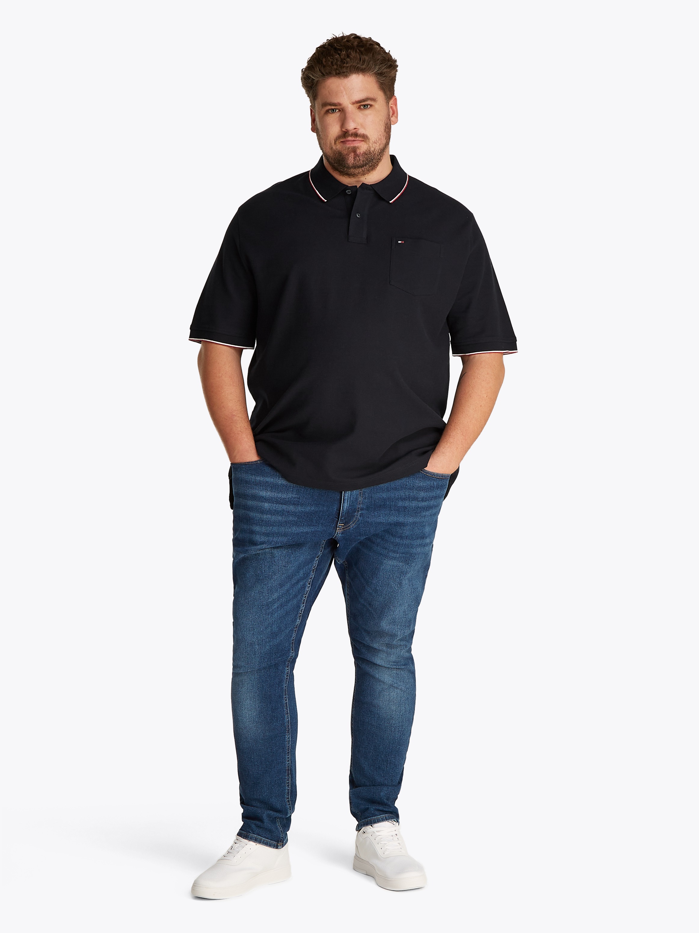Tommy Hilfiger Big & Tall Poloshirt »BT-POCKET CLASSIC FIT POLO-B«, Große Größen