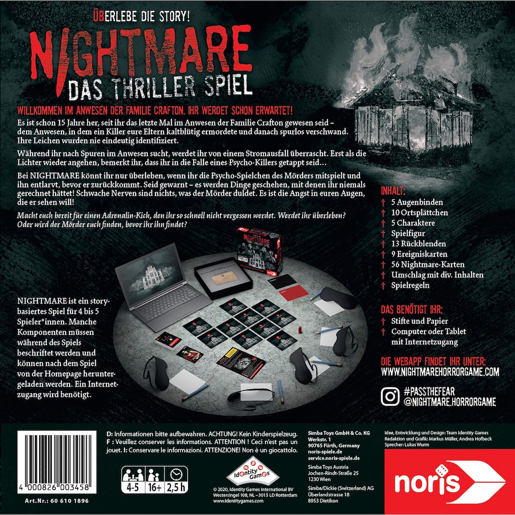 Noris Spiel »Nightmare«