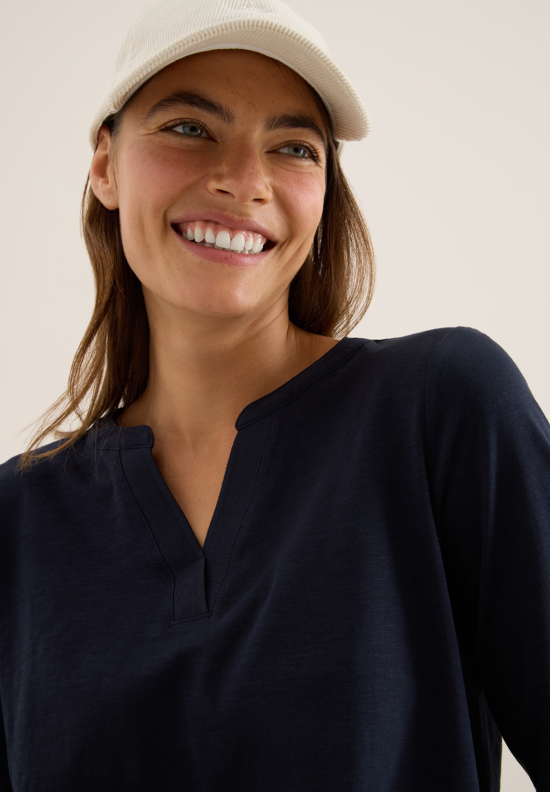 Cecil Langarmshirt , im Tunika-Look
