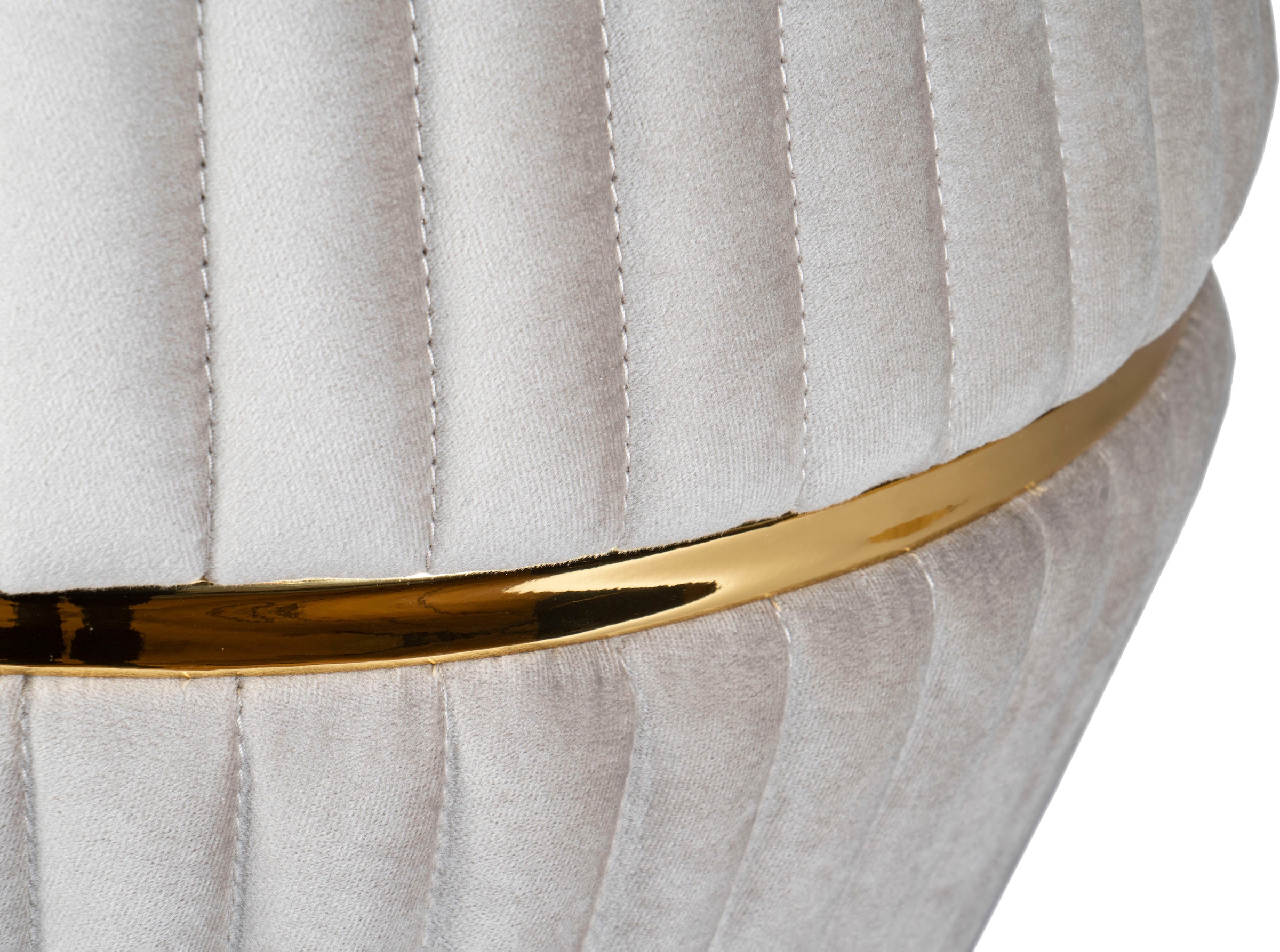 Kayoom Sitzhocker »Hocker Doric, trendiger Look, ästhetische Farbgebung, schöne Steppung«, (1 St.), komfortabel, hochqualitativ, pflegeleicht, in vielen Räumen zuhause