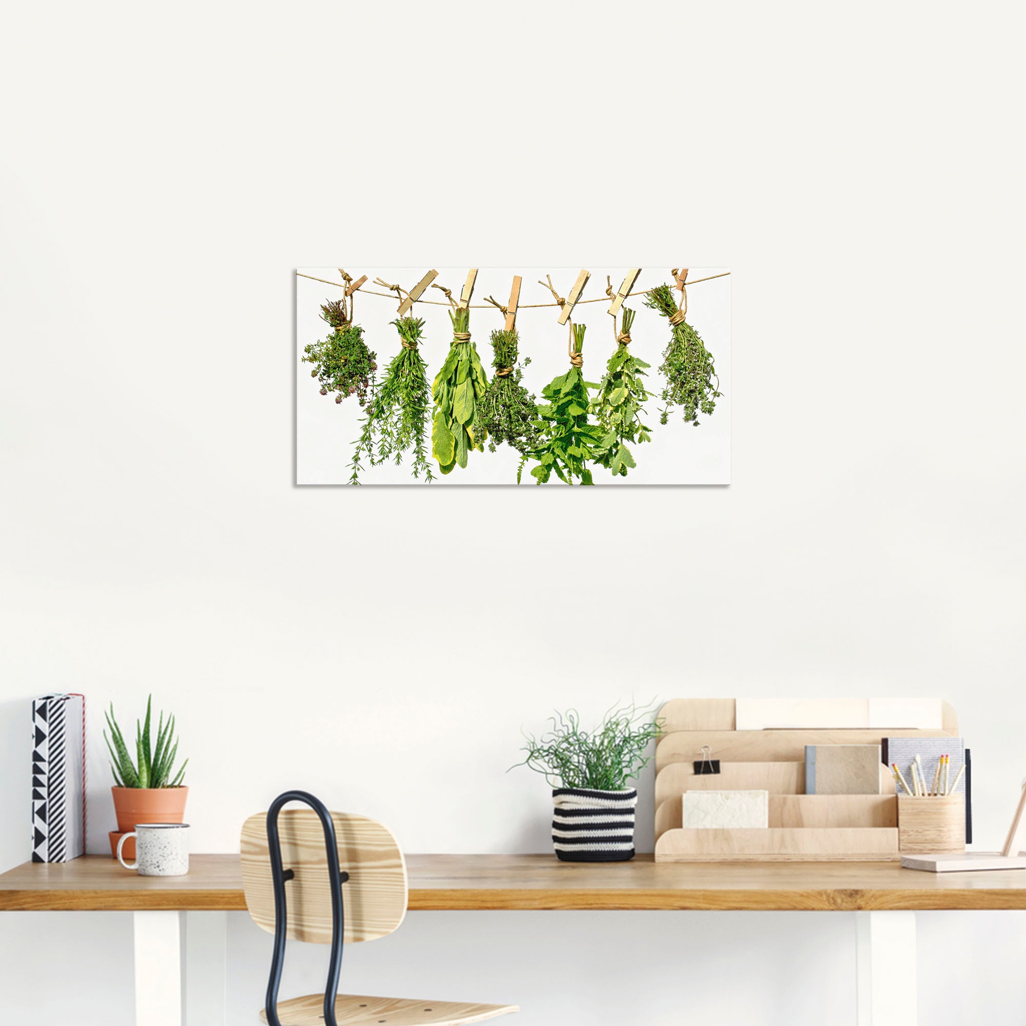 Artland Wandbild »Kräuter« Pflanzen 1 Stk. tlg. als Alubild, Leinwandbild in verschied. Größen