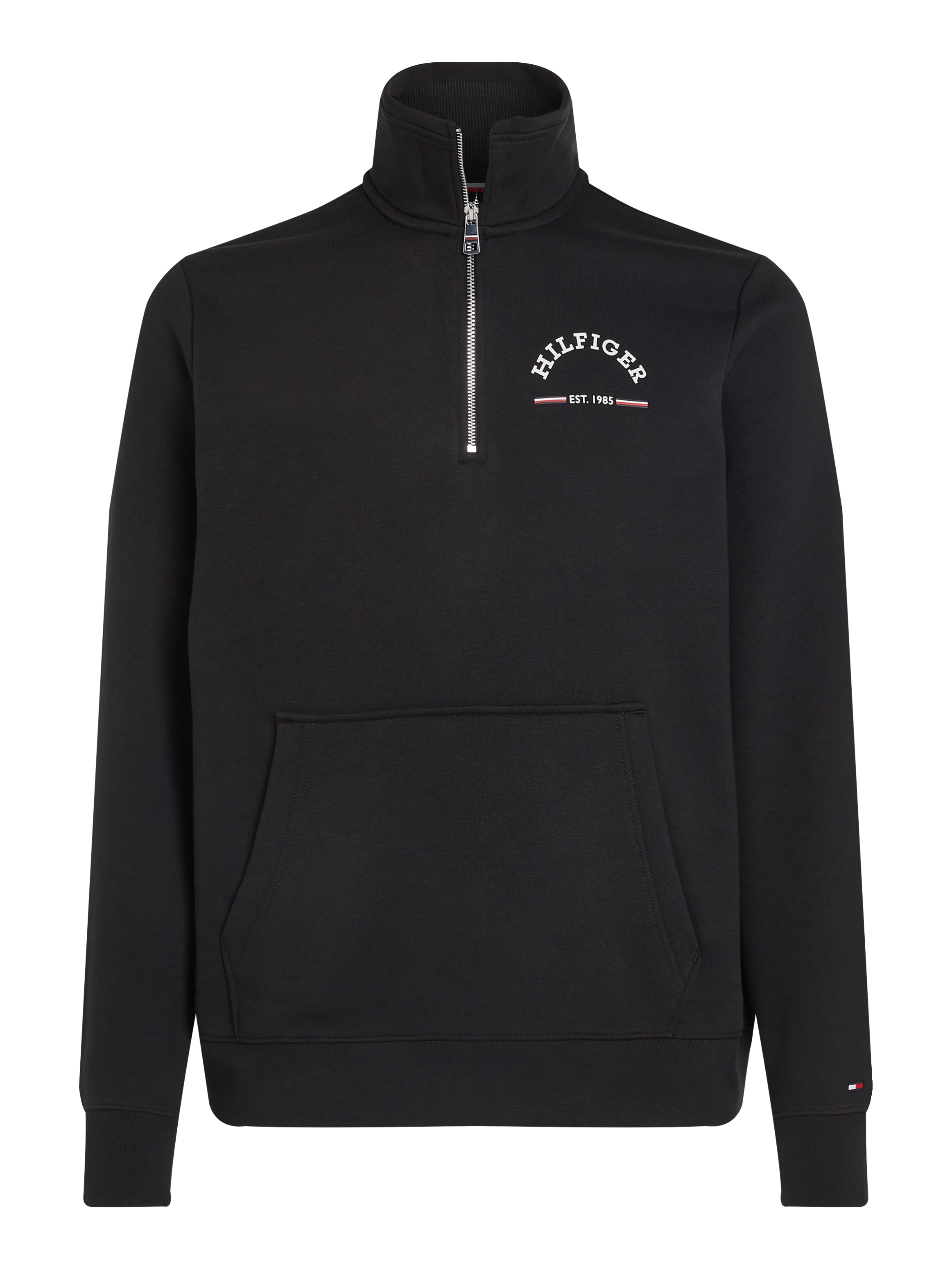 Tommy Hilfiger Sweatshirt »ROUNDALL STAND COLLAR ZIP«, mit Stehkragen und Reißverschluss