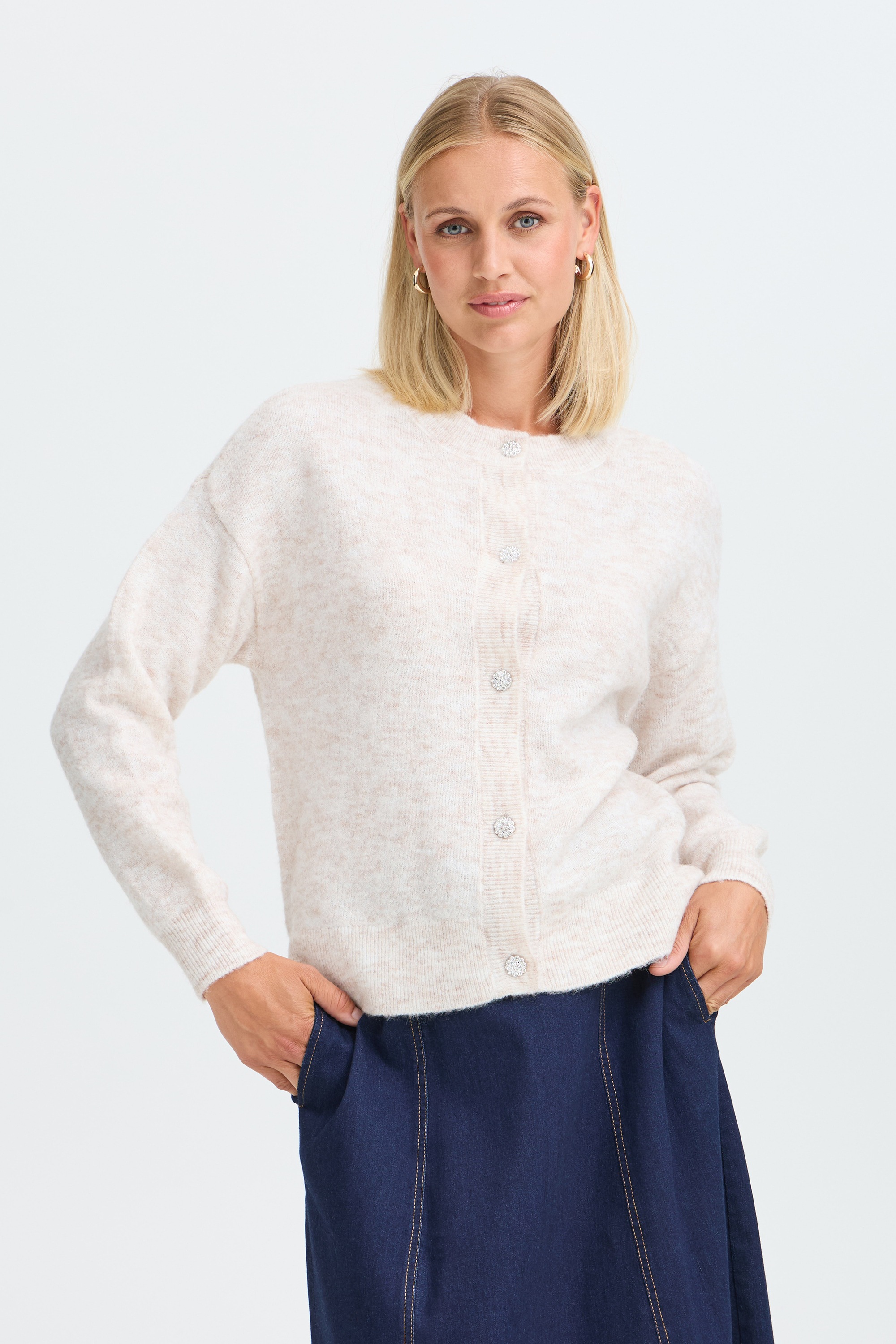 fransa Strickjacke »Damen Langarm FRSANNY«