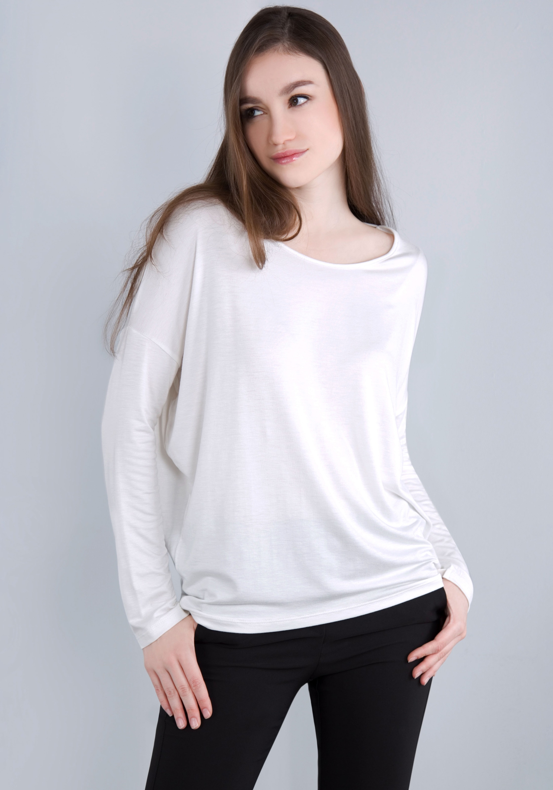 IMPERIAL Langarmshirt, in lässiger "O - Shape" Form