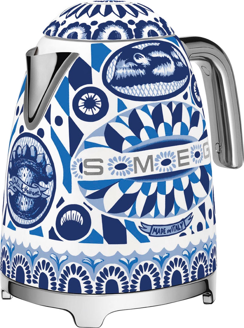 SMEG DOLCE & GABBANA Wasserkocher »KLF03DGBEU«, 1,7 l, 2400 W, Limited Edition Dolce & Gabbana Blue Mediterraneo