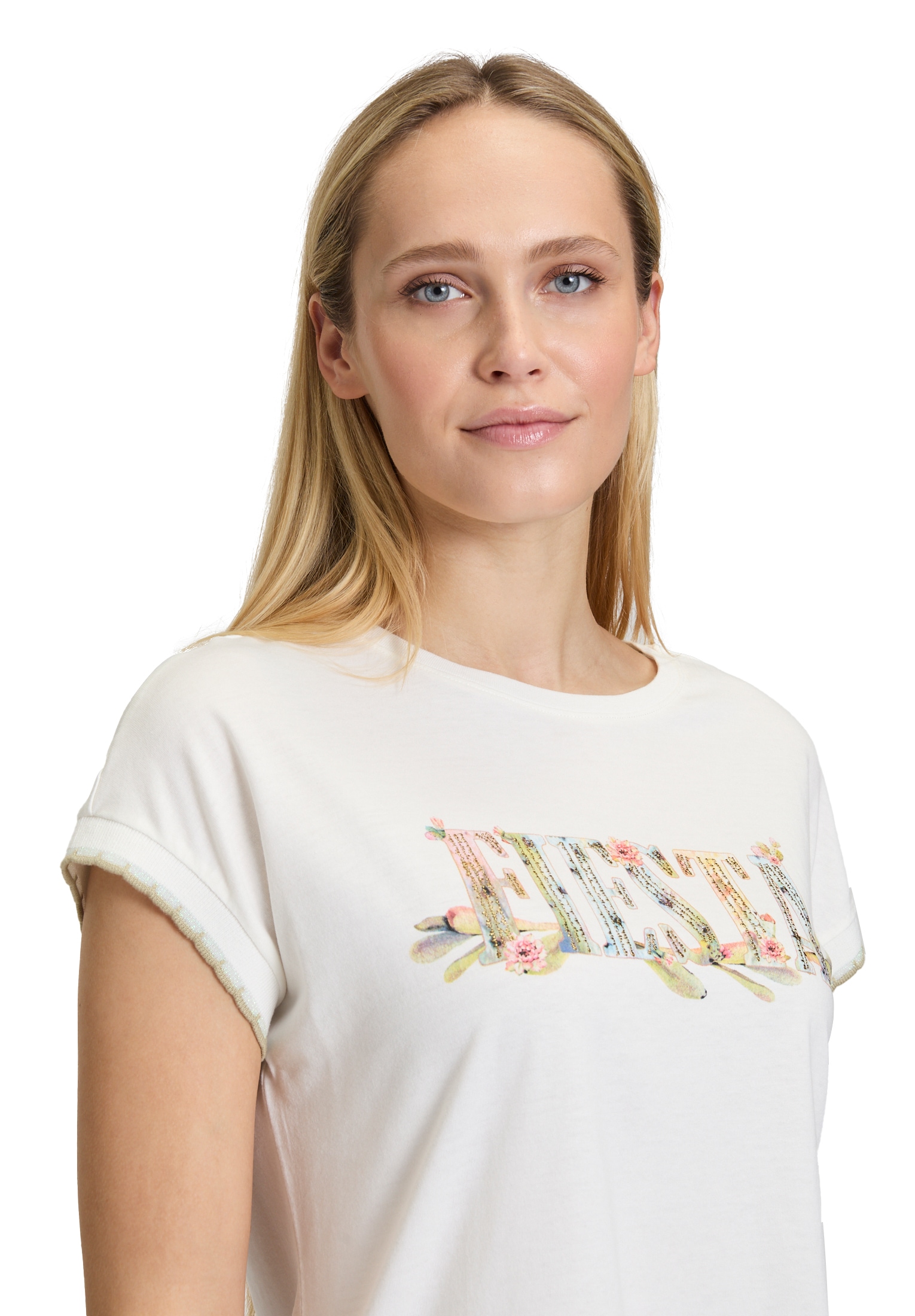 Cartoon Langarmshirt »Casual-Shirt mit Rundhalsausschnitt«