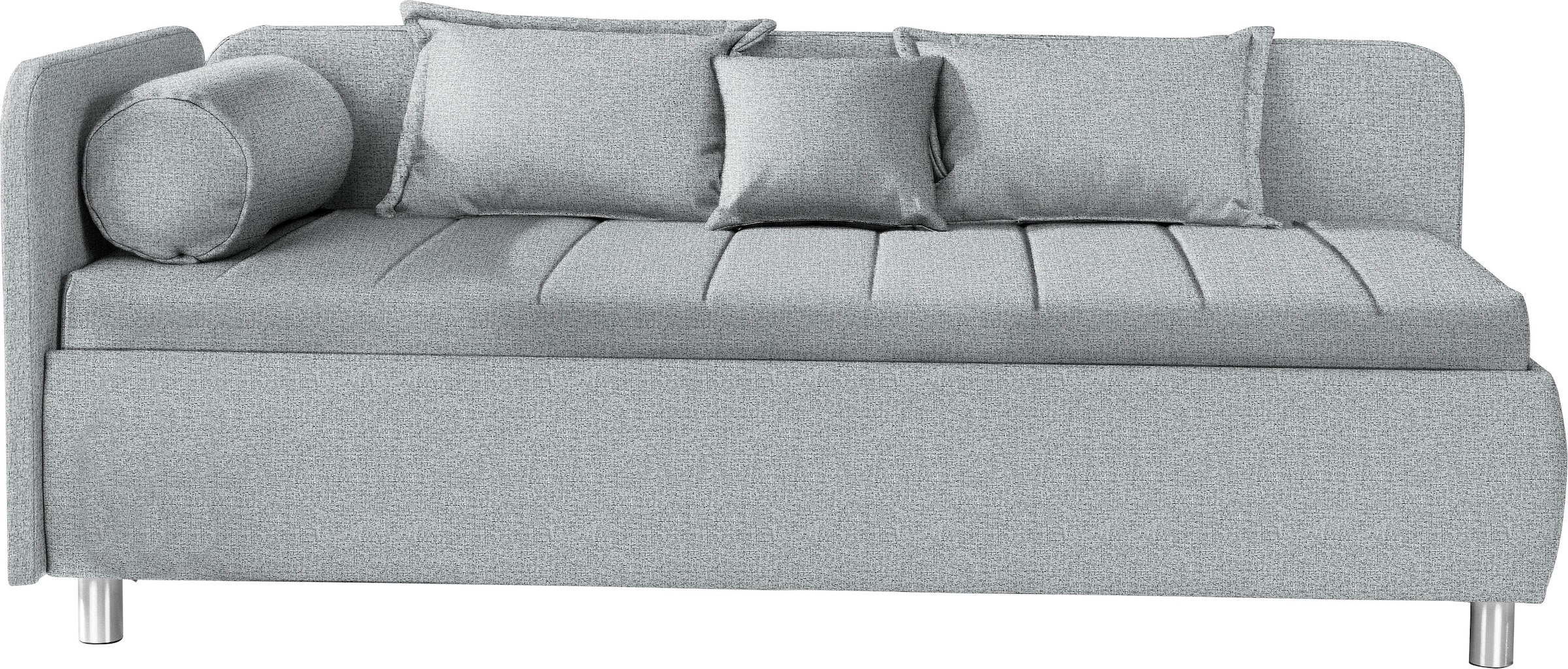 Schlafsofa »Kiana«, mit Bettkasten und Zierkissen, Liegefläche 90/200 cm oder 100/200 cm