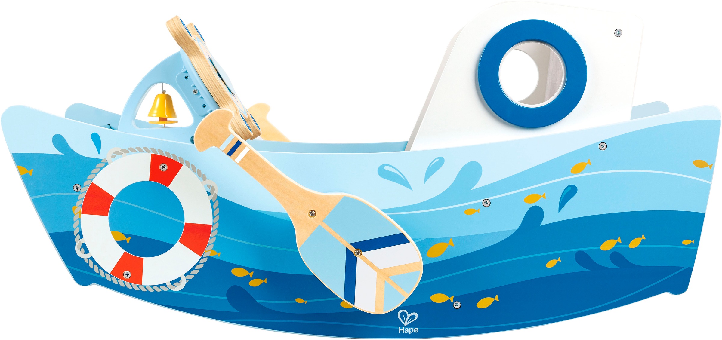 Hape Schaukelboot »mit Steuerrad«