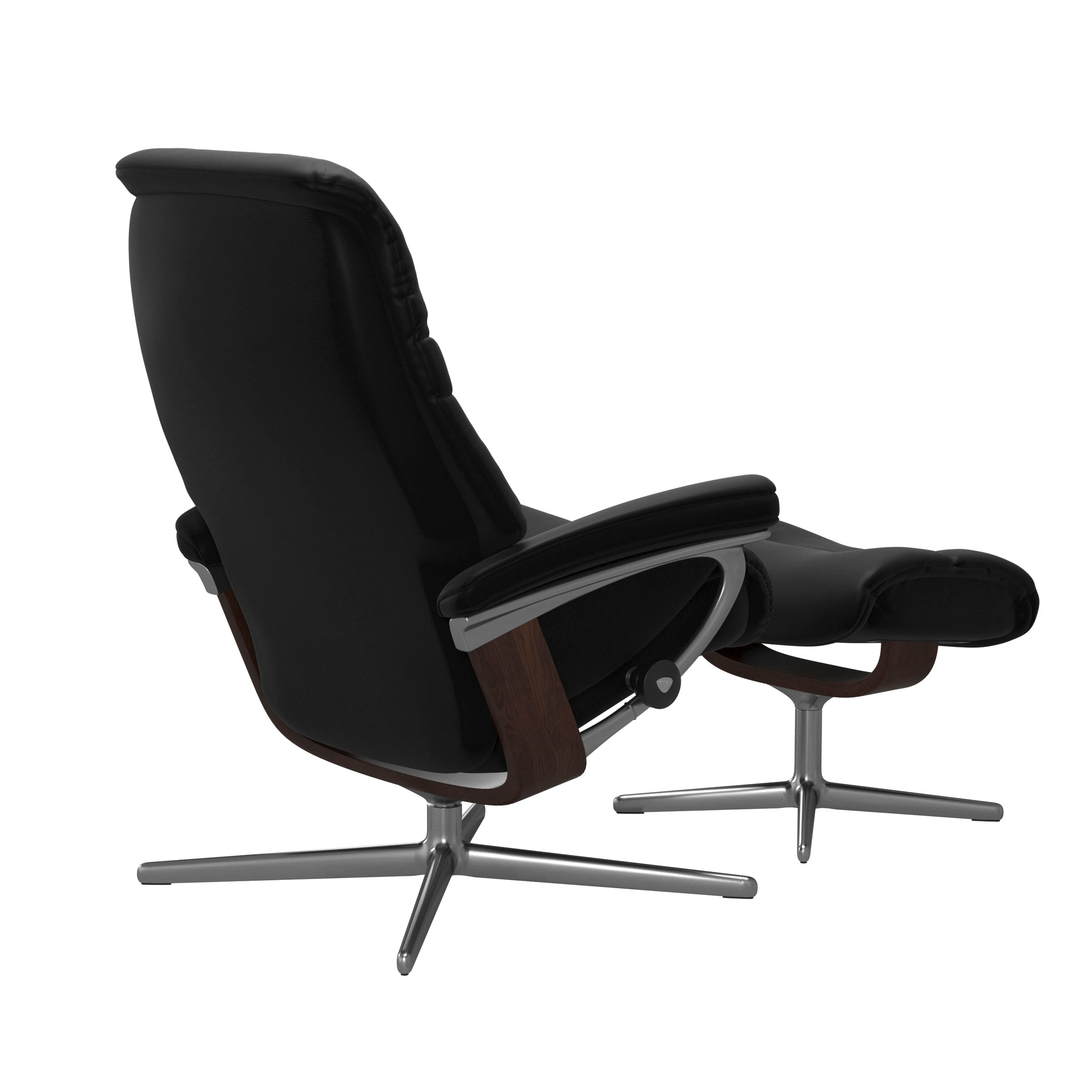 Stressless® Fußhocker »Sunrise«, mit Cross Base, Größe S, M & L, Holzakzent Braun