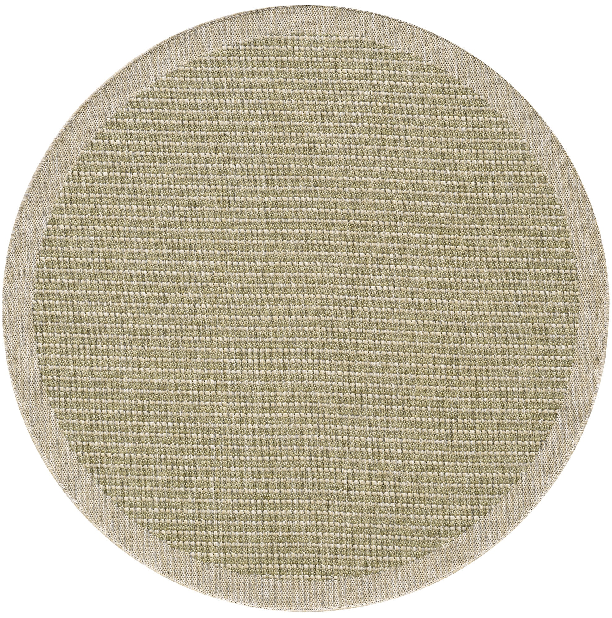 Ayyildiz Teppiche Outdoorteppich »GIZA 1410«, rund, 3 mm Höhe, In- und Outdoor, Wetterfest, Wasserabweisend, robust